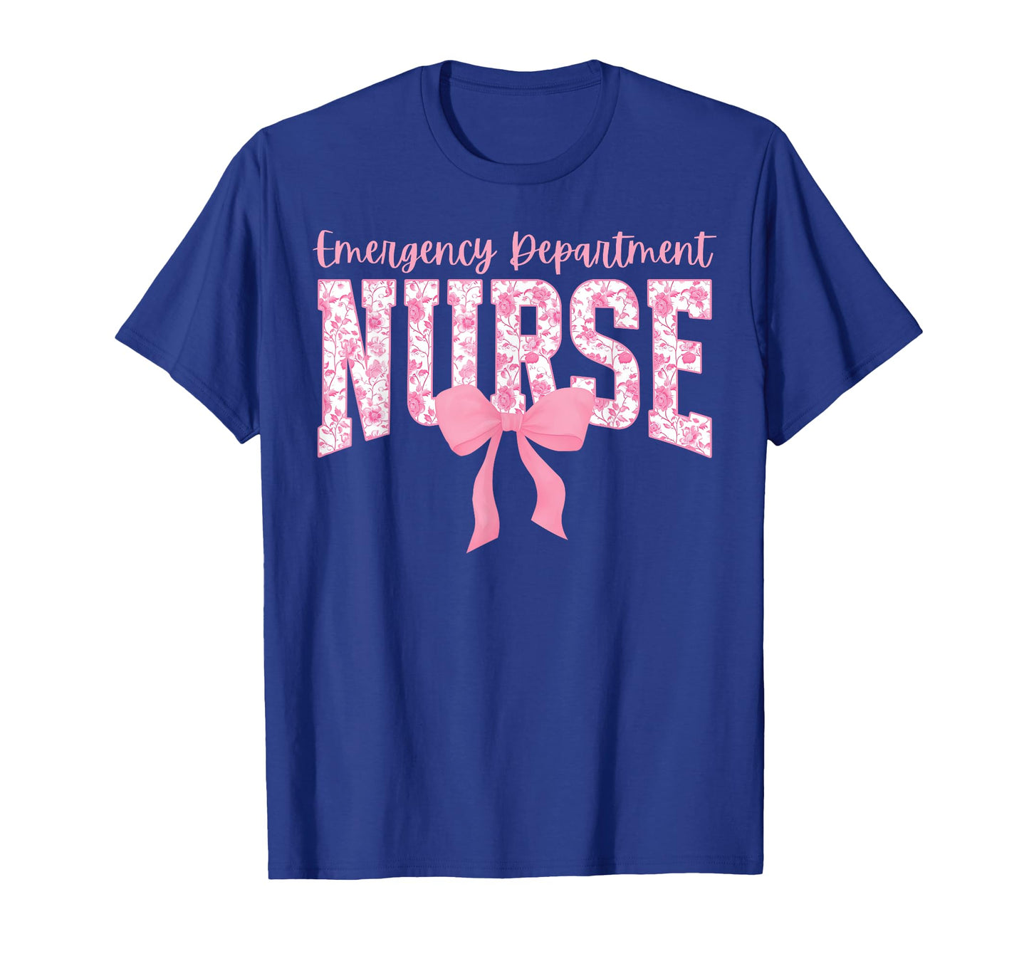 Emergency Department Nurse Coquette Bow ER Emergency Room T-Shirt