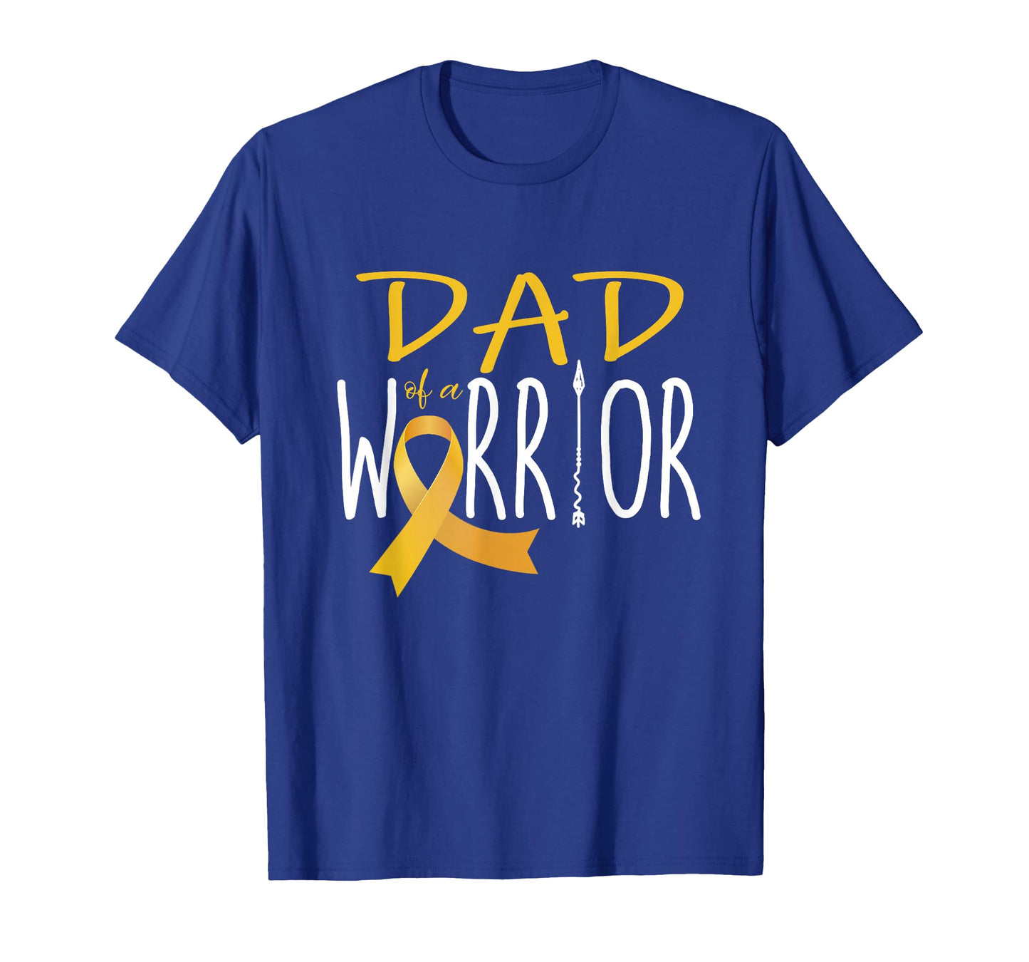 Childhood cancer awareness Dad of a warrior T-Shirt