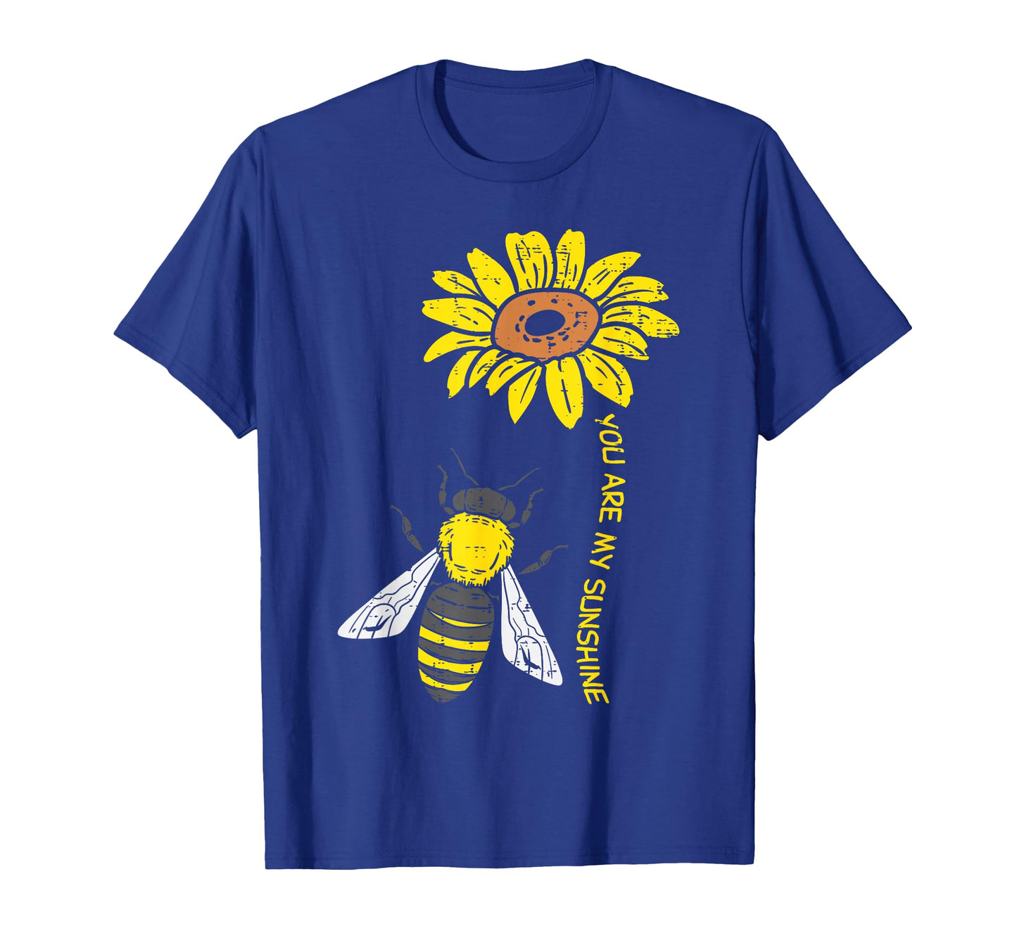 Sunflower Bee You Are Sunshine Vintage Nature Environment T-Shirt