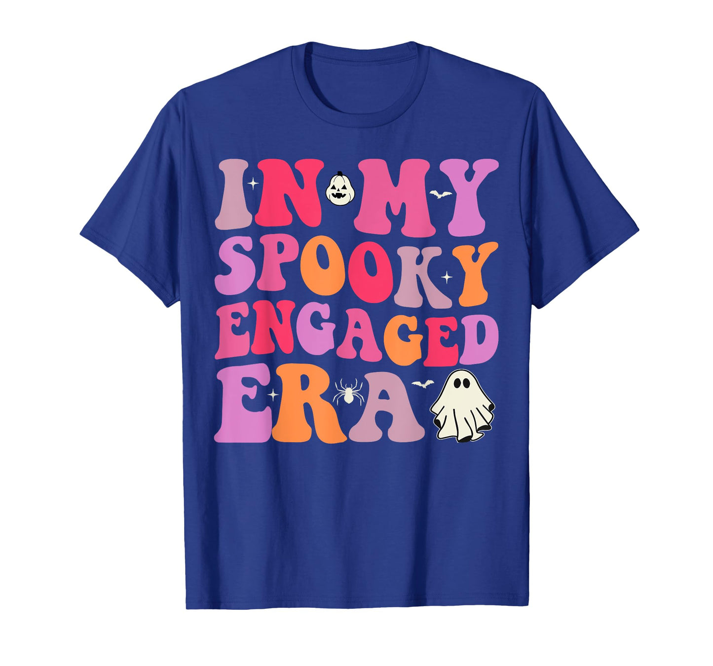 In My Spooky Engaged Era Halloween Bride Girl Bachelorette T-Shirt