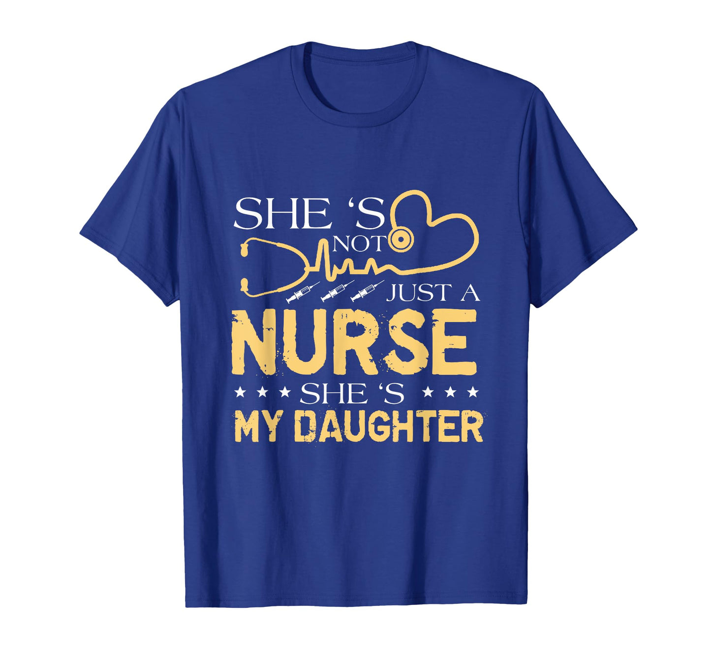 My Daughter Is A Nurse Proud Nurse's Mom Dad RN LPN Family T-Shirt