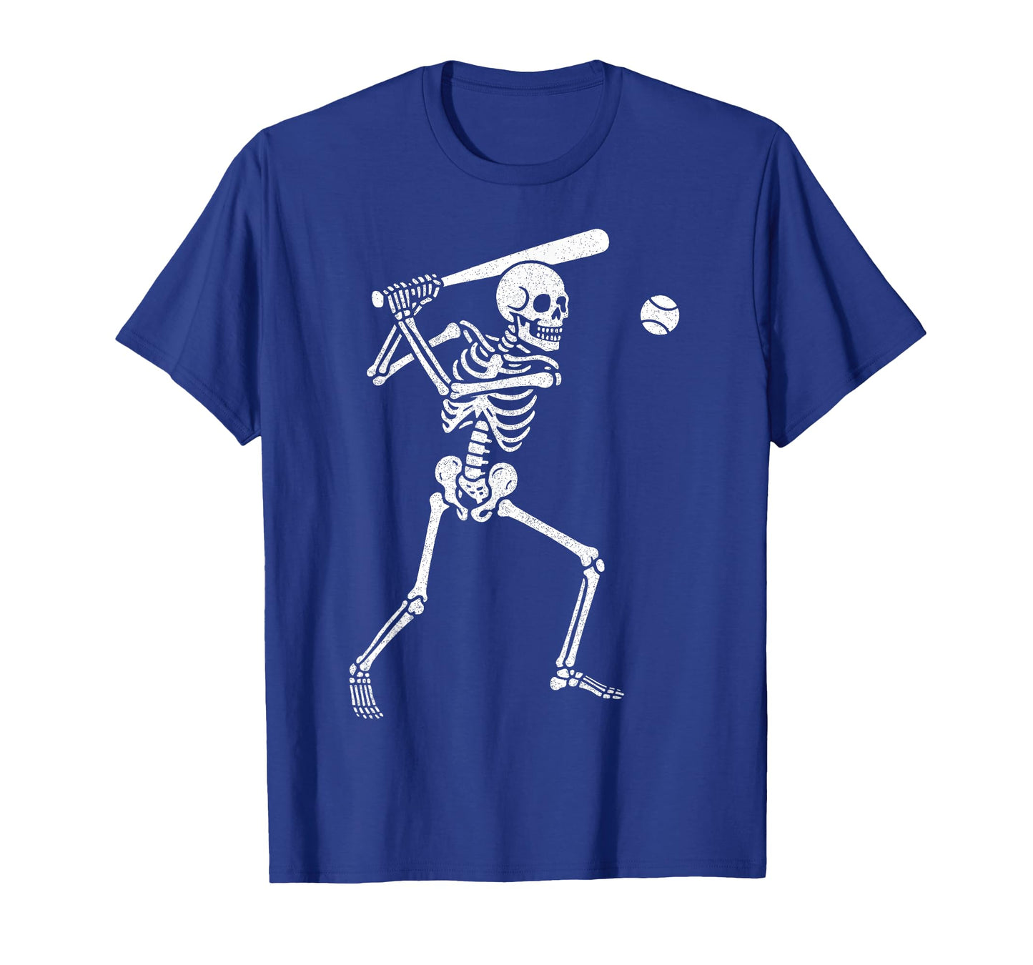 Baseball Skeleton Playing Baseball Halloween Skull Lover T-Shirt