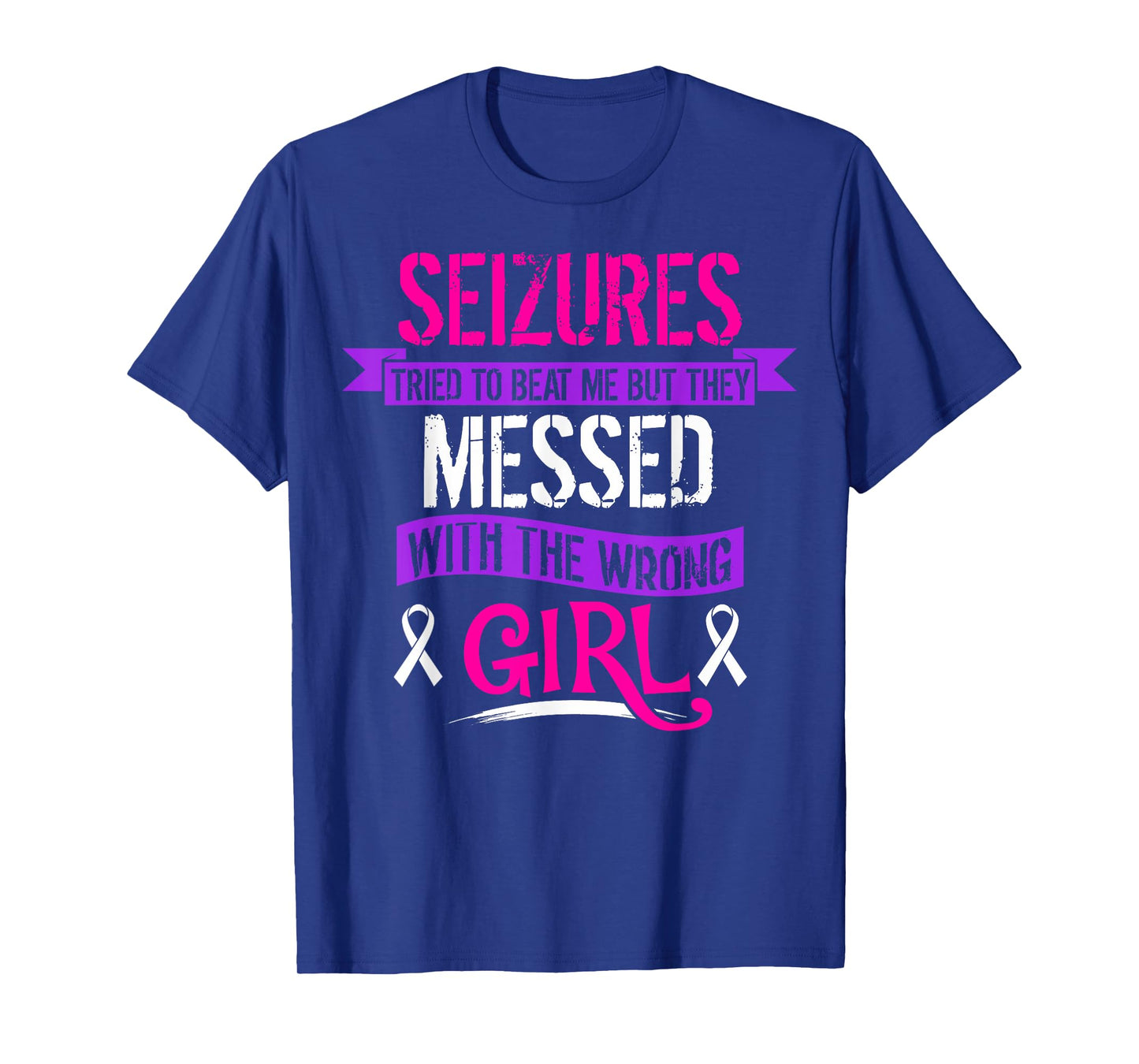 Seizure Epilepsy Awareness Seizures Tried To Beat T-Shirt