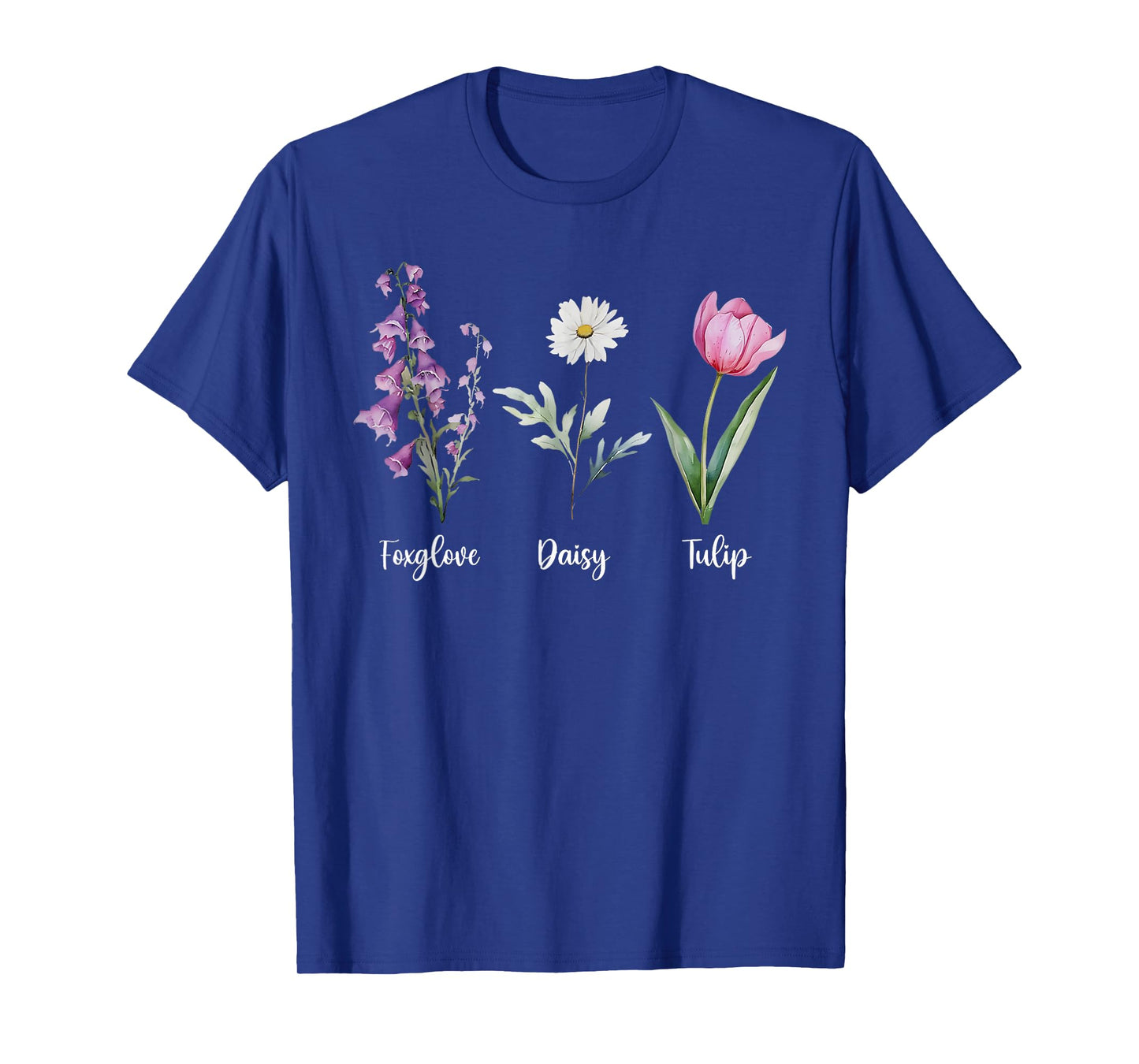 Foxglove Daisy Tulip Floral T-Shirt