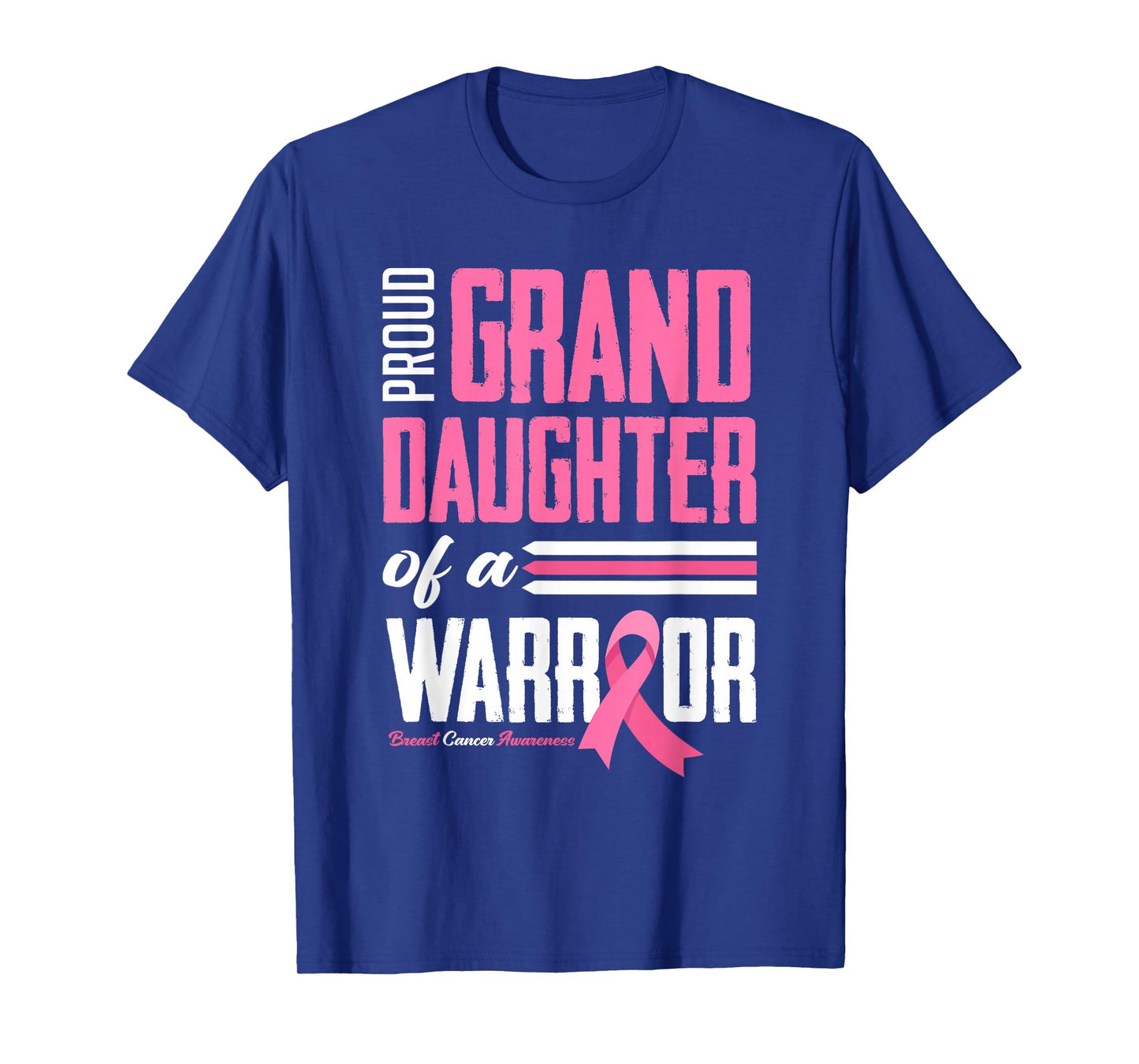 Proud Granddaughter Of A Warrior Breast Cancer Awareness T-Shirt