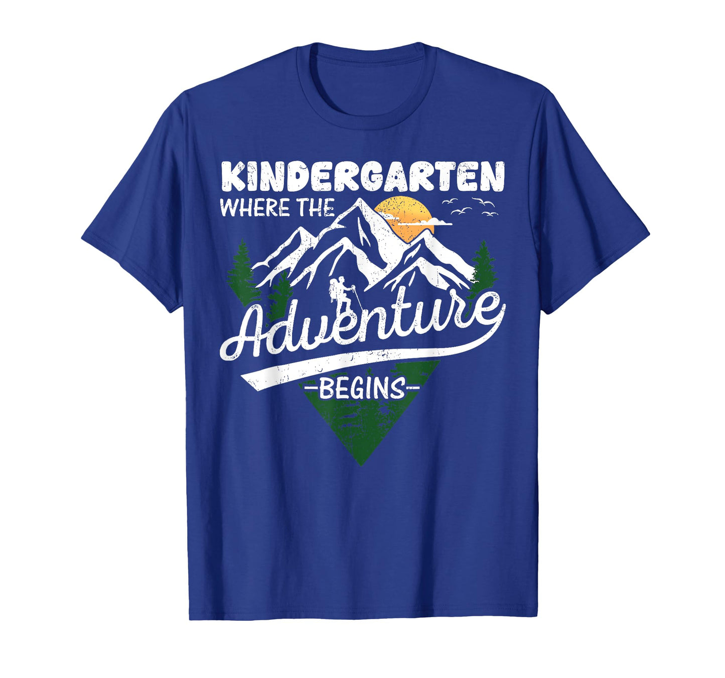 Kindergarten Adventure Begins 1st Day Of School Teacher Kids T-Shirt