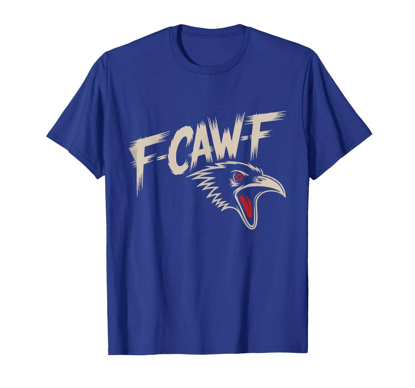 F-CAW-F Creepy Crow Flying Raven Halloween Gothic Dark Art T-Shirt