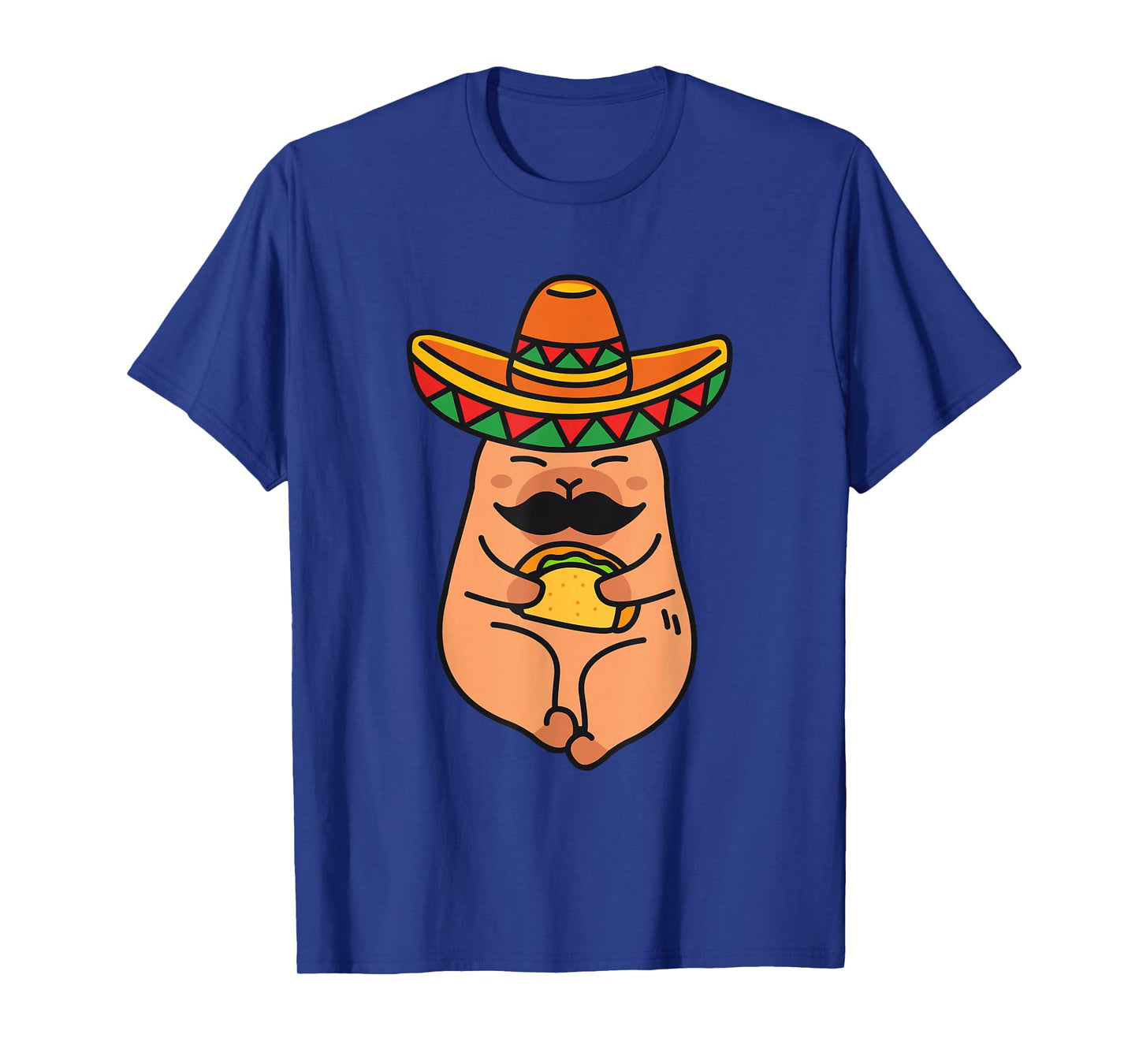 Mexican Capybara Enjoying A Taco T-Shirt