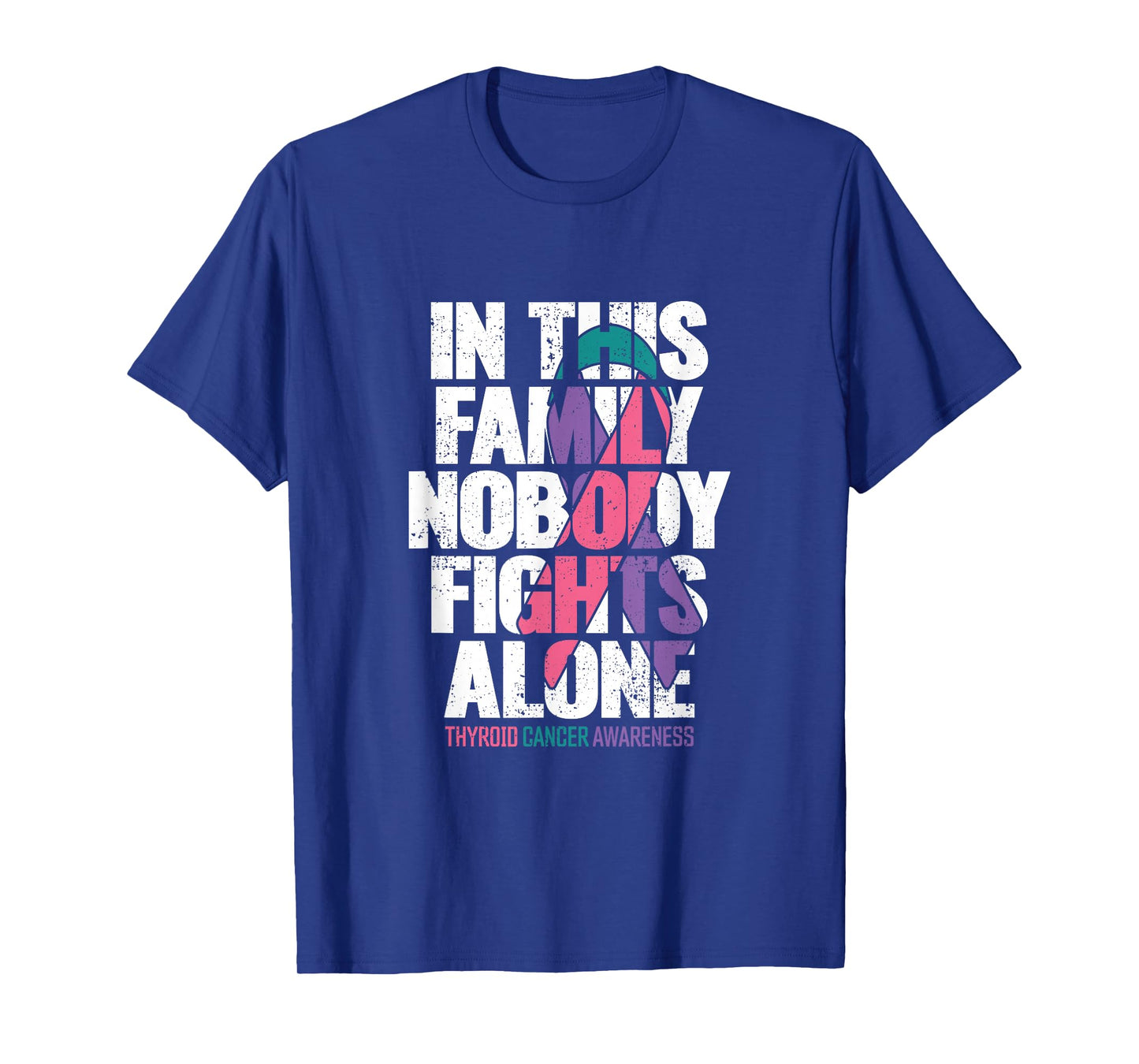 Thyroid Cancer Shirt Support Family Thyroid Cancer Awareness T-Shirt