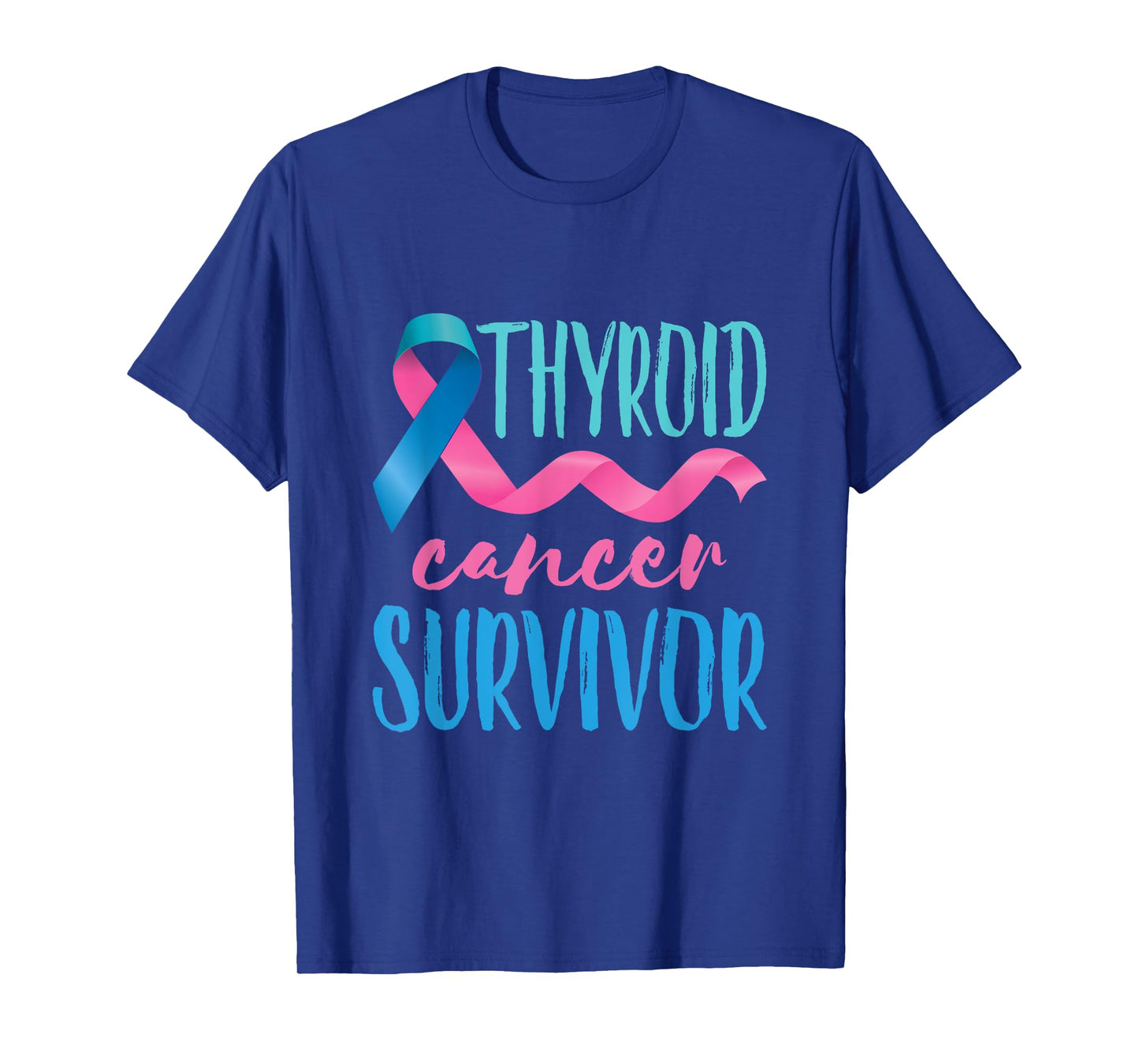 Thyroid Cancer Survivor Awareness Products Ribbon T-Shirt