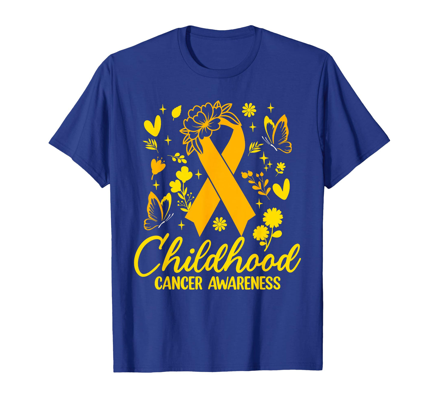 Ribbon Childhood Cancer Awareness Month Kids Family Survivor T-Shirt