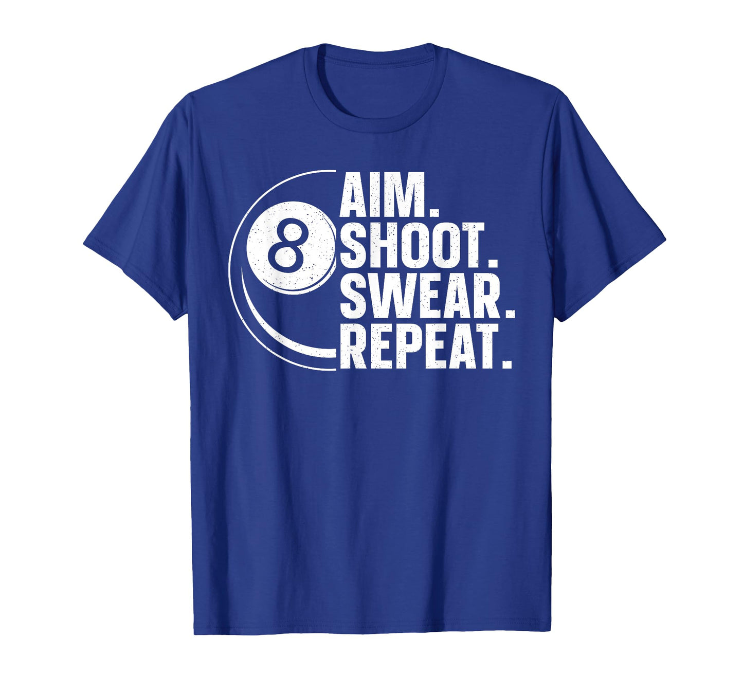 Funny Pool Art For Men Women Billiards Lover Pool Player T-Shirt