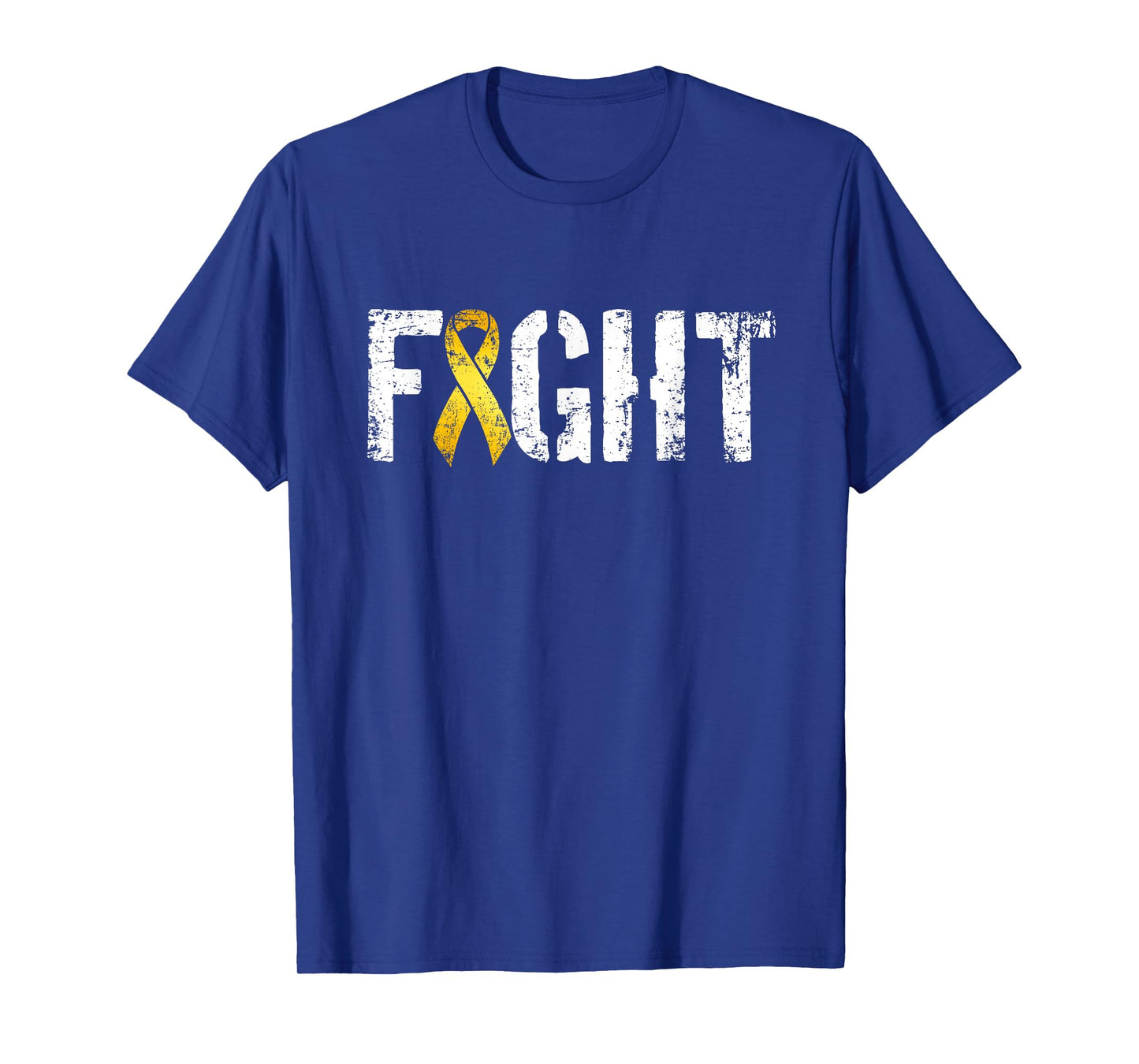 Fight Childhood Cancer Military Style Awareness Ribbon T-Shirt