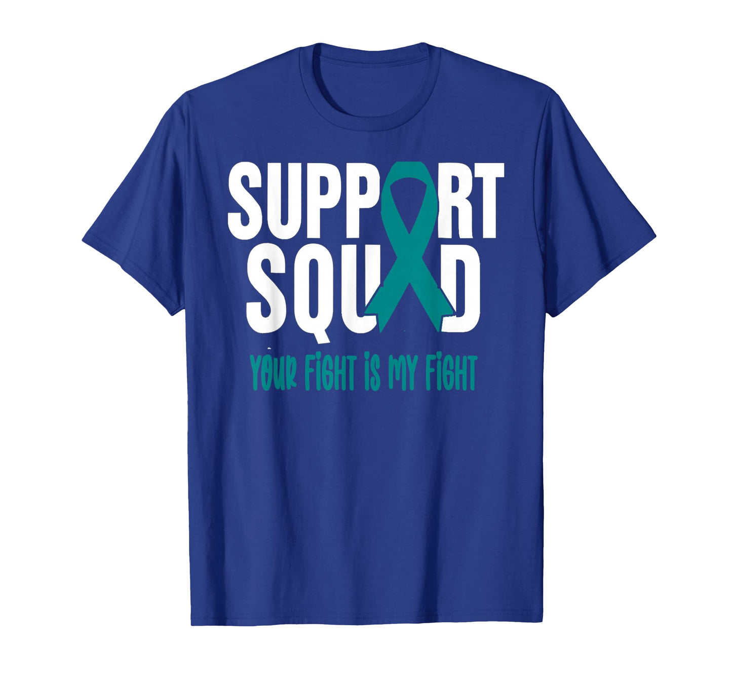 Ovarian Cancer Support Squad Ovarian Cancer Awareness T-Shirt