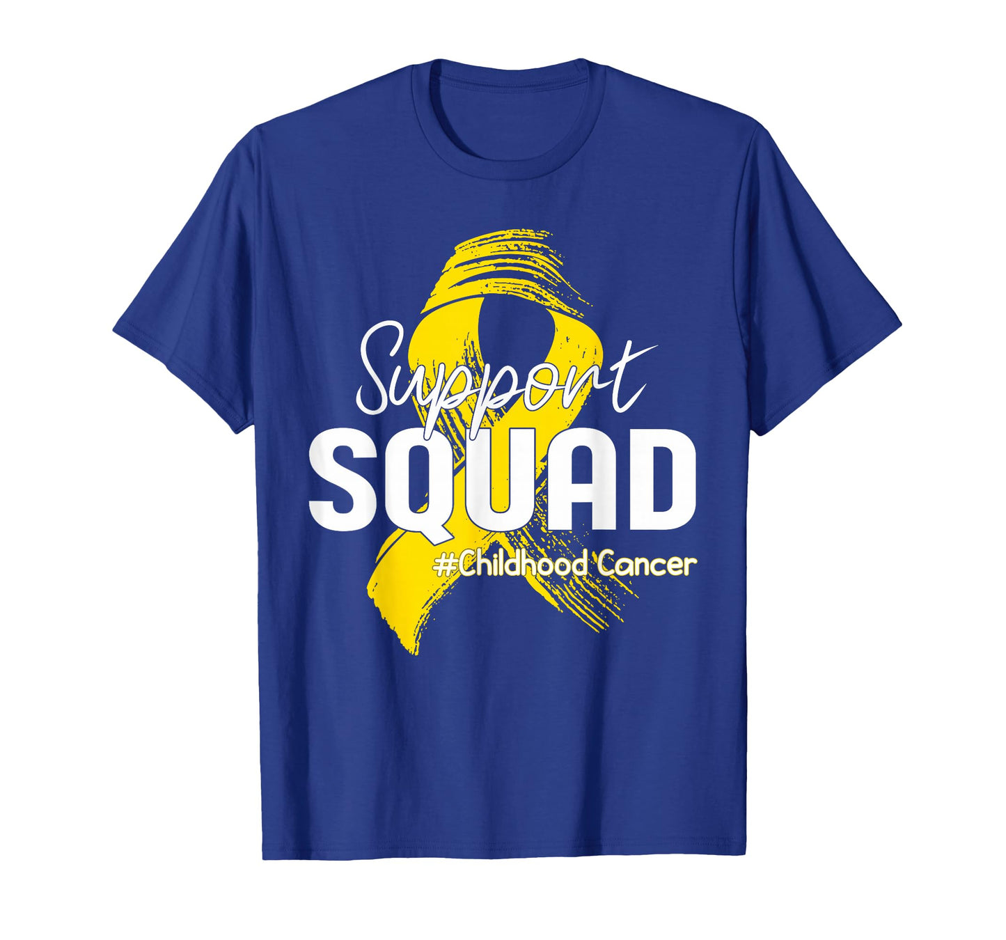 Childhood Cancer Awareness Support Squad Gold Ribbon Kids T-Shirt