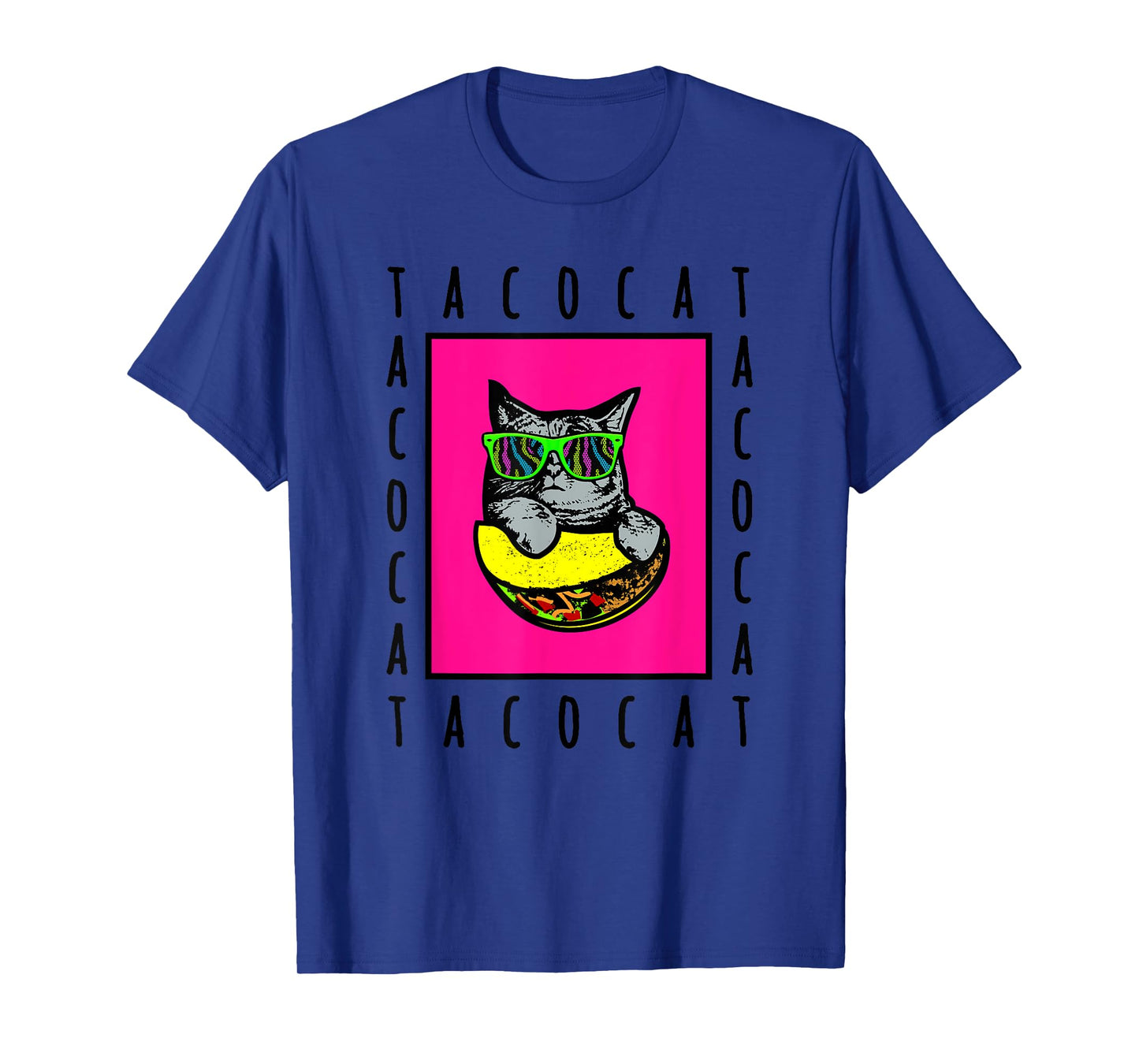 Taco Cat Spelled Backwards Is Taco Cat | Cat in Sunglasses T-Shirt