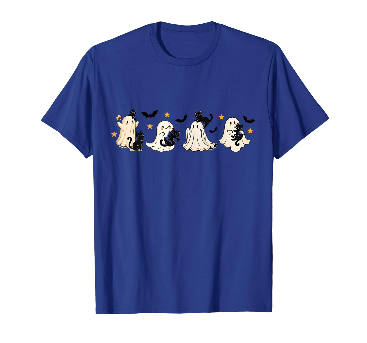 Ghost Cat, Halloween Ghost, Spooky Season Cat,Halloween Cats T-Shirt
