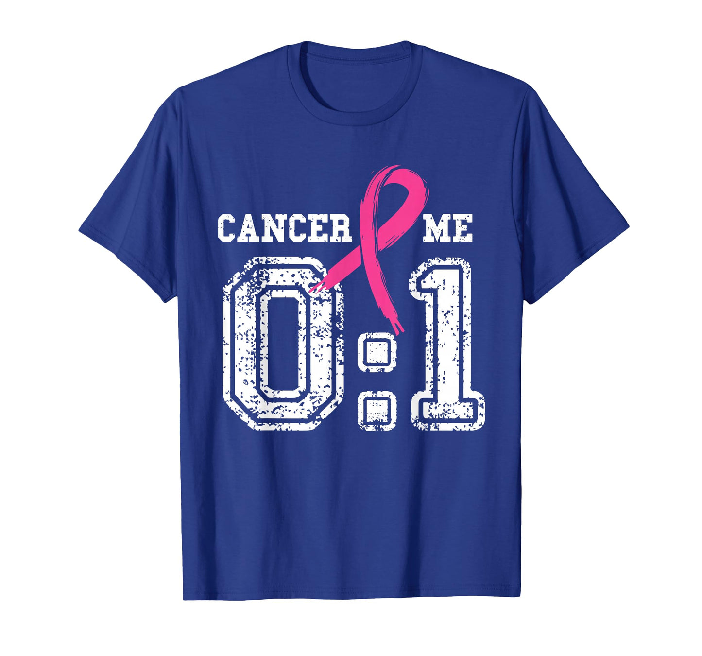 Cancer 0 Me 1 Breast Cancer Awareness Survivor Gift T-Shirt