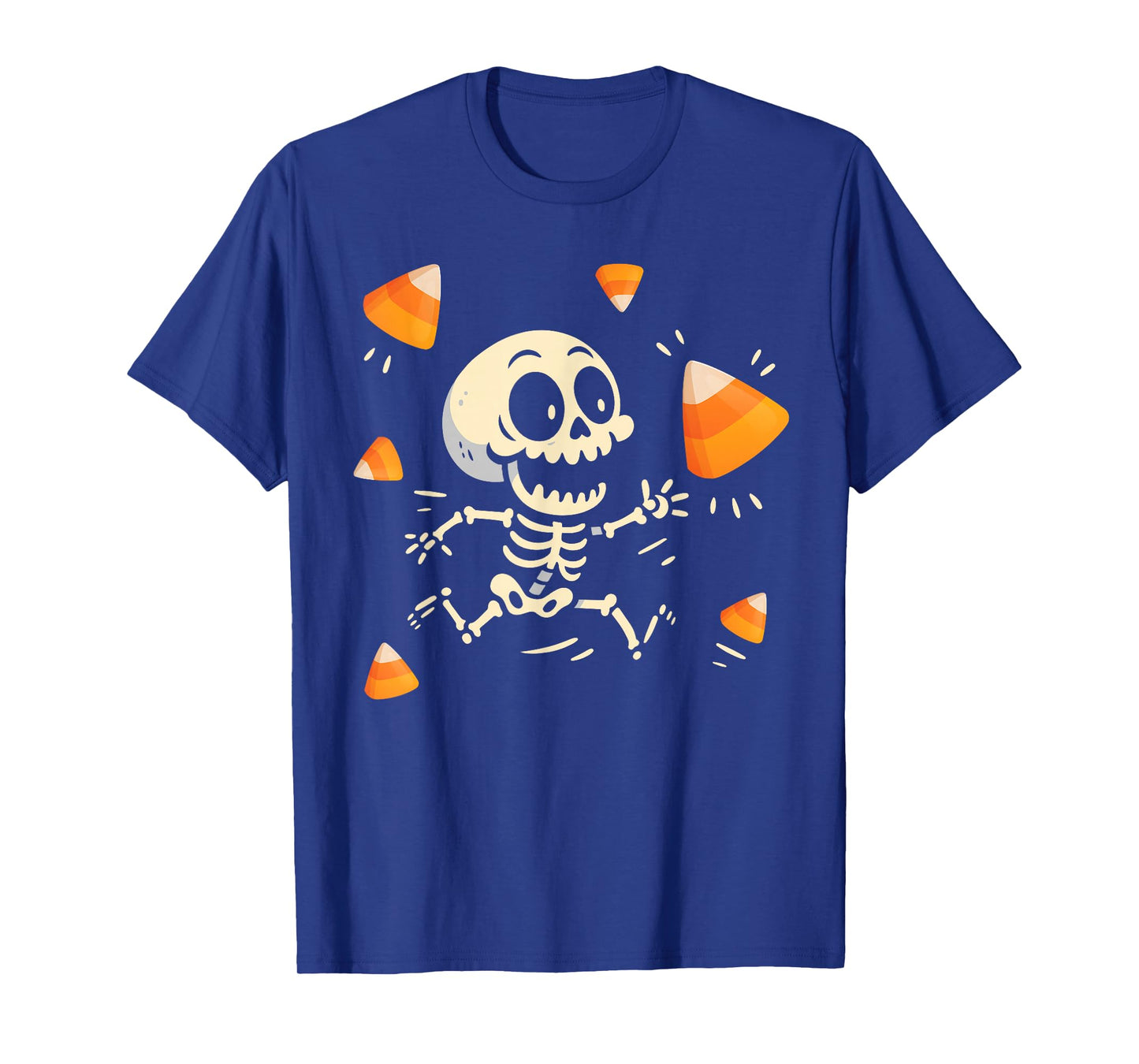 Funny Candy Costume Halloween Spooky Skeleton Skull Outfit T-Shirt