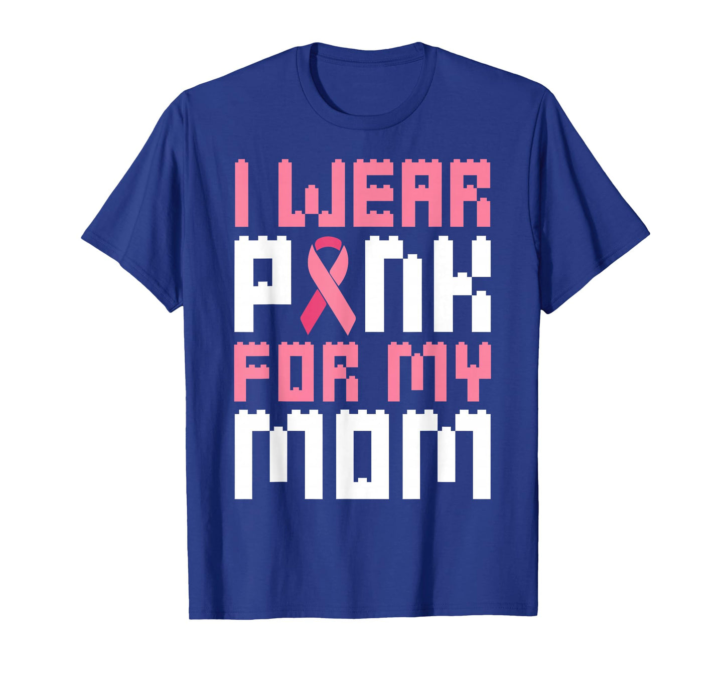 I Wear Pink for My Mom Breast Cancer Awareness Boys T-Shirt