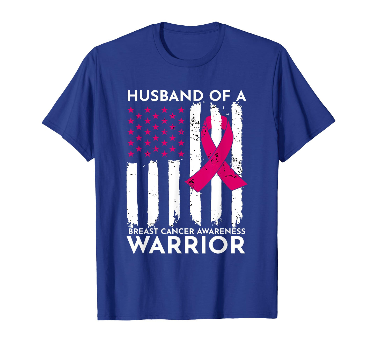 Pink Husband Of A Breast Cancer Awareness Month Warrior T-Shirt