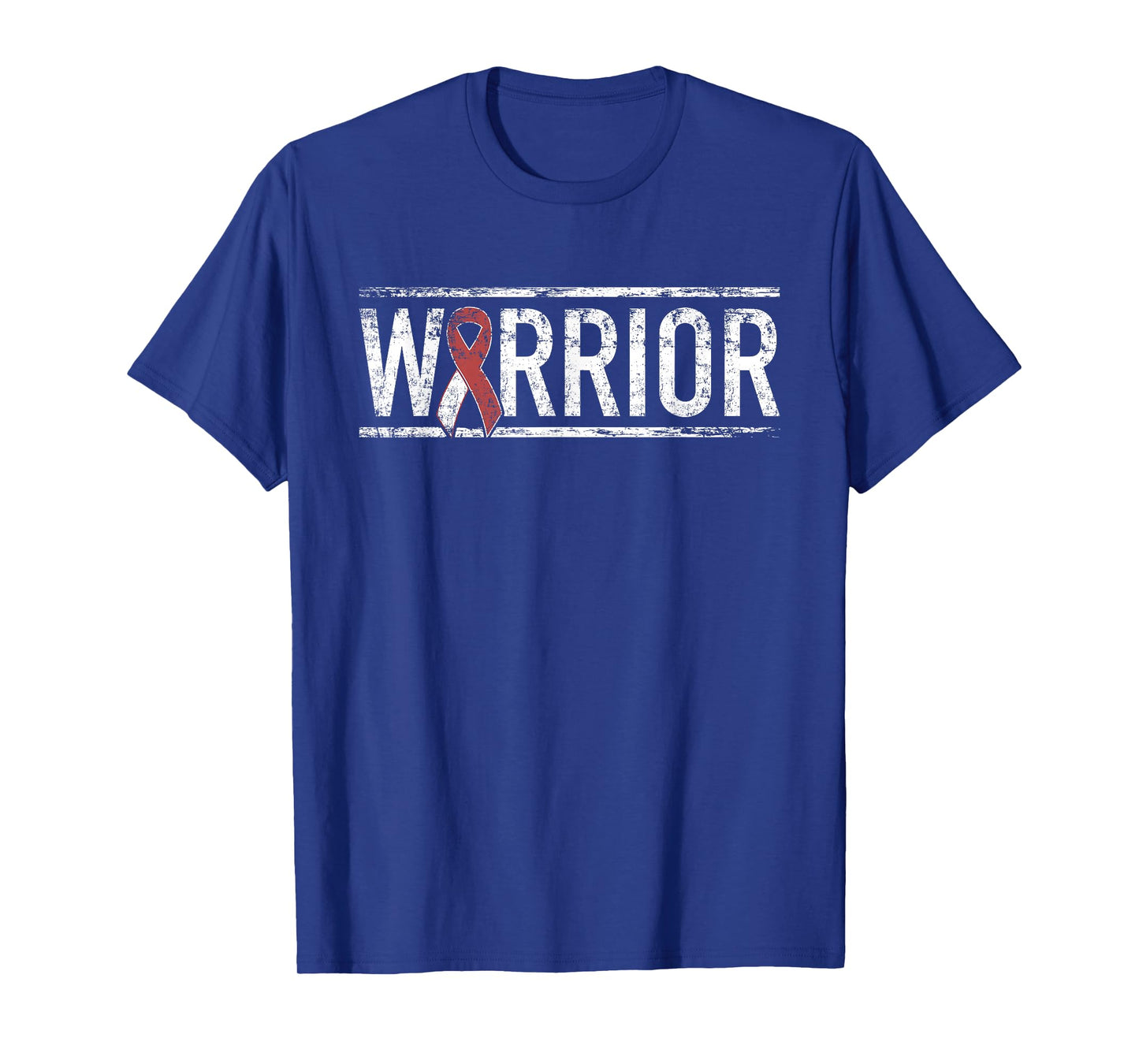 Head and Neck Cancer Warrior Awareness Ribbon T-Shirt