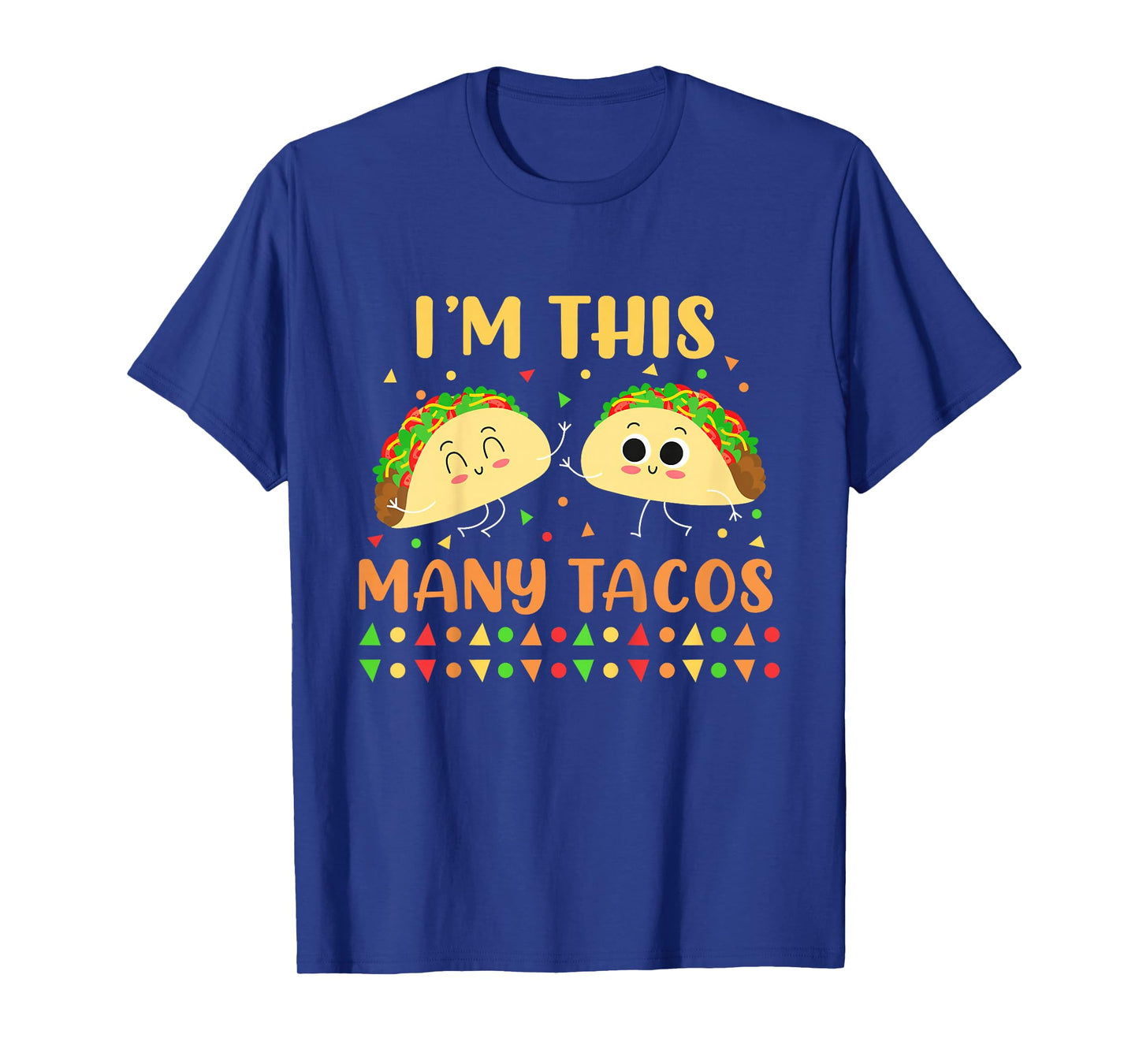 I'm This Many Tacos Second Birthday Party Cinco De Mayo T-Shirt