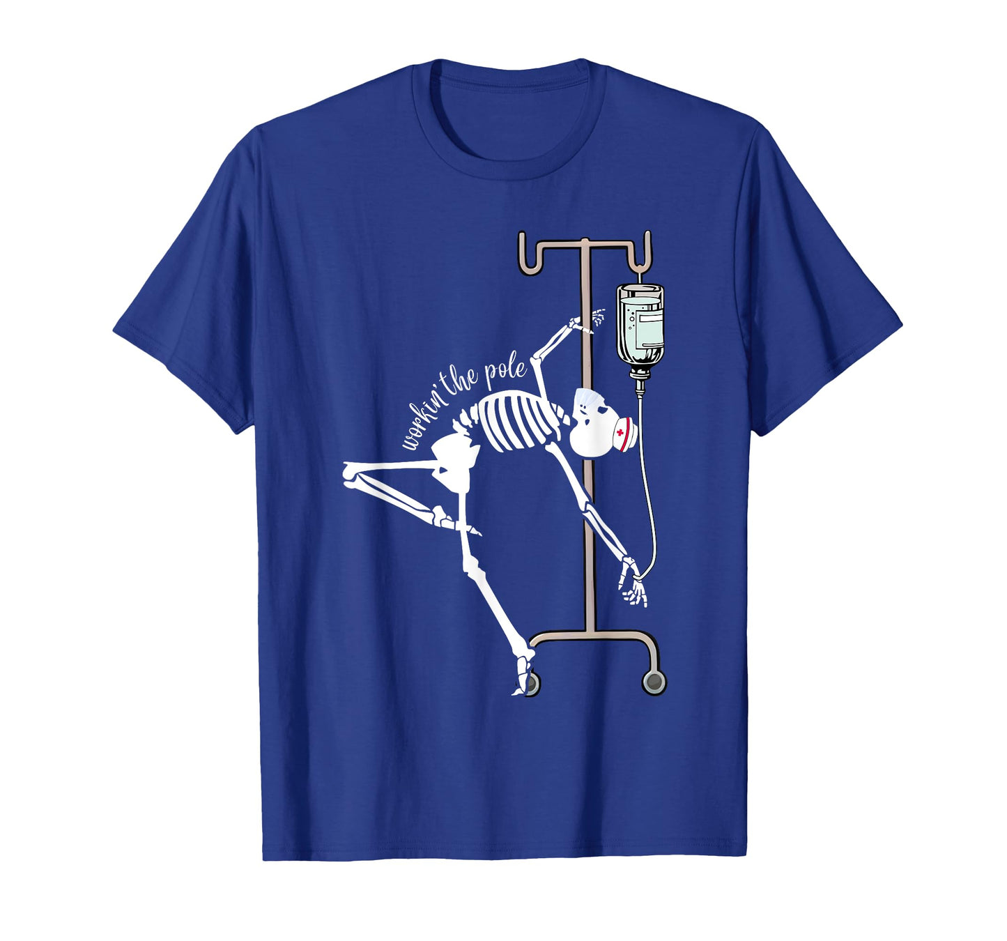 Emergency Room Nurse RN Funny ICU Skeleton Nurse T-Shirt