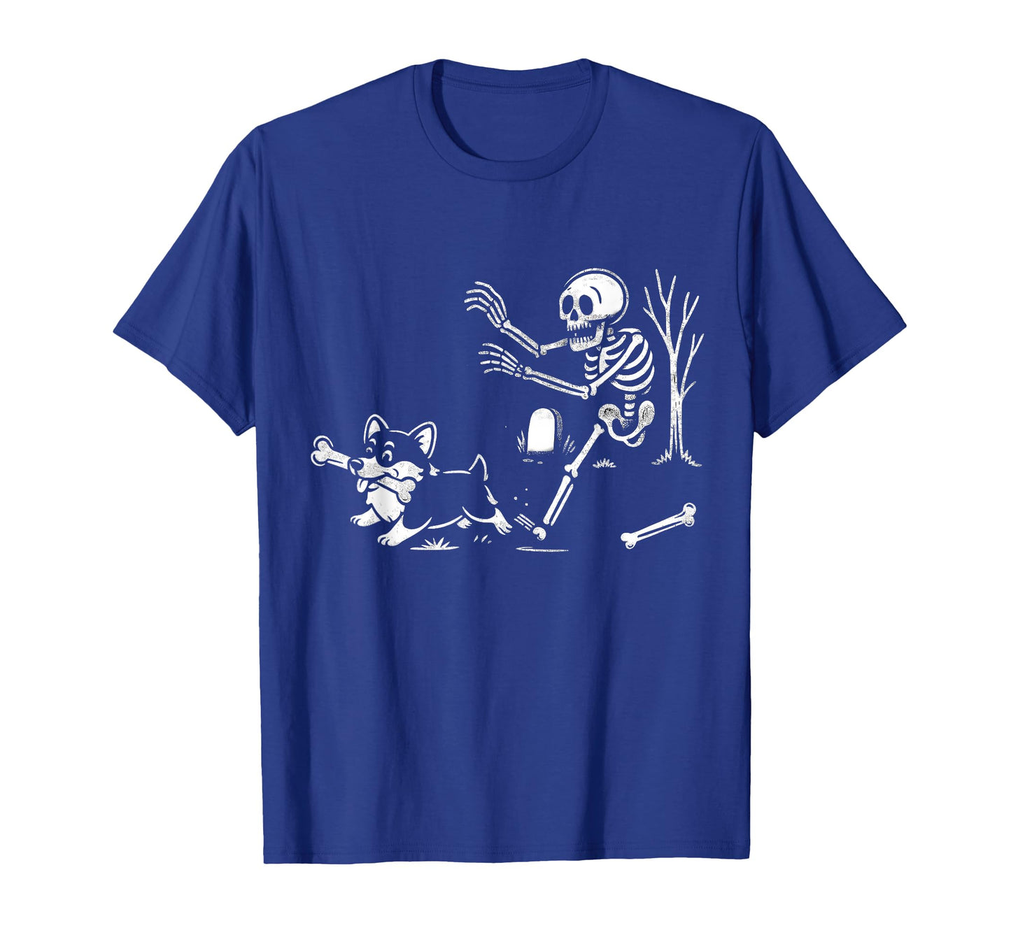 Funny Halloween Corgi Skeleton Spooky Corgis Season T-Shirt