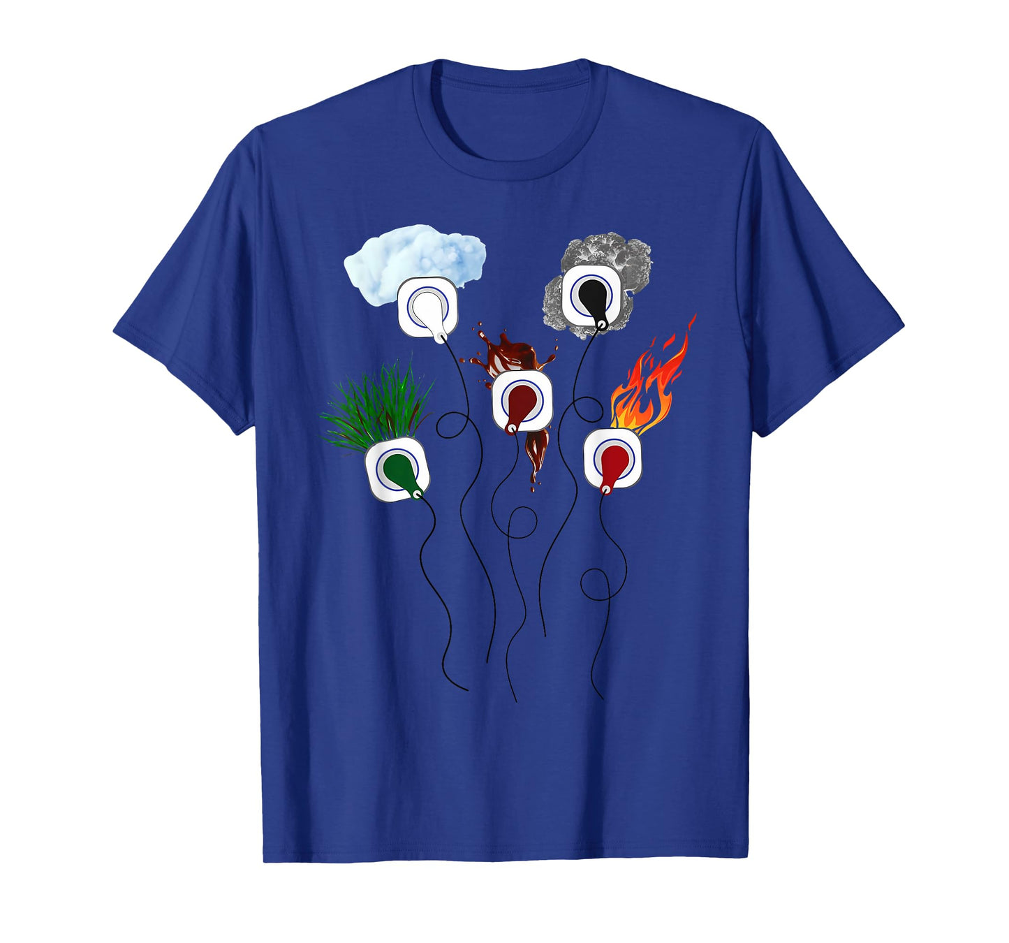 EKG Leads Cheat Sheet Nursing ECG ICU Telemetry Tech RN ER T-Shirt