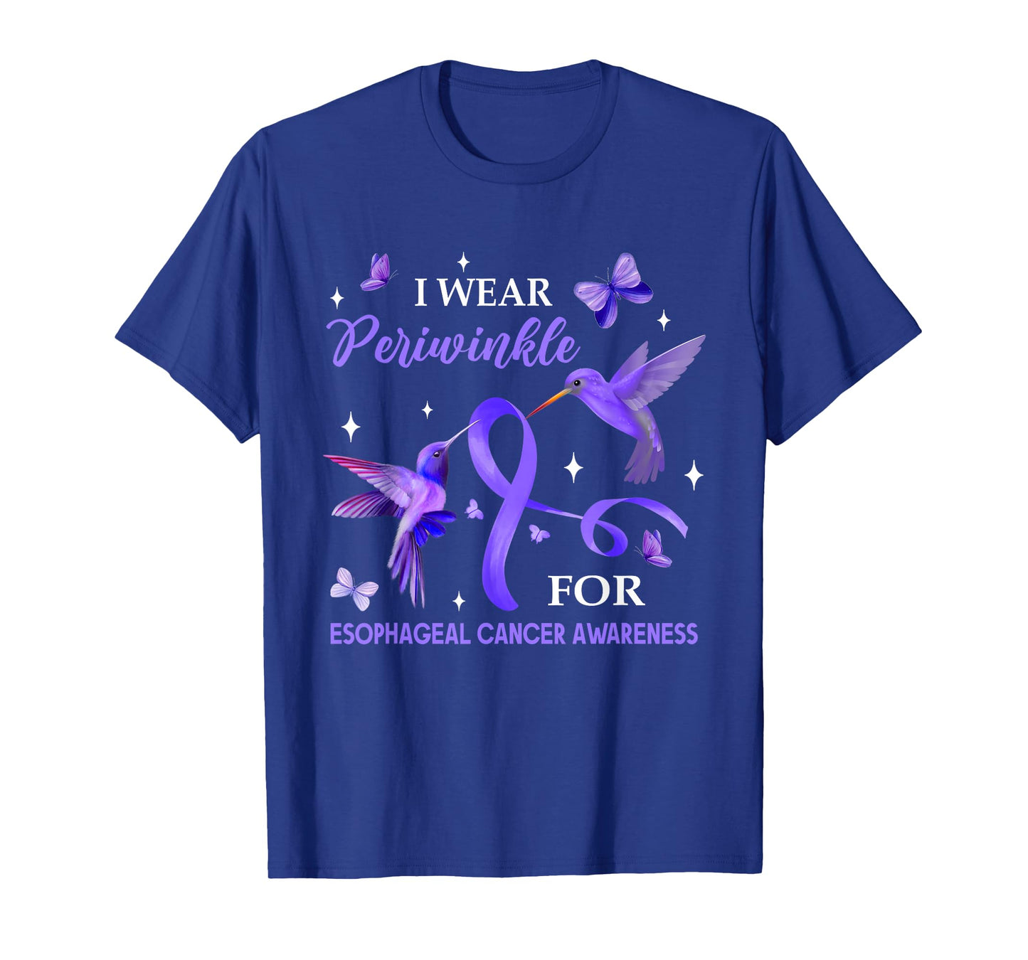 I Wear Periwinkle For Esophageal Cancer Hummingbird T-Shirt