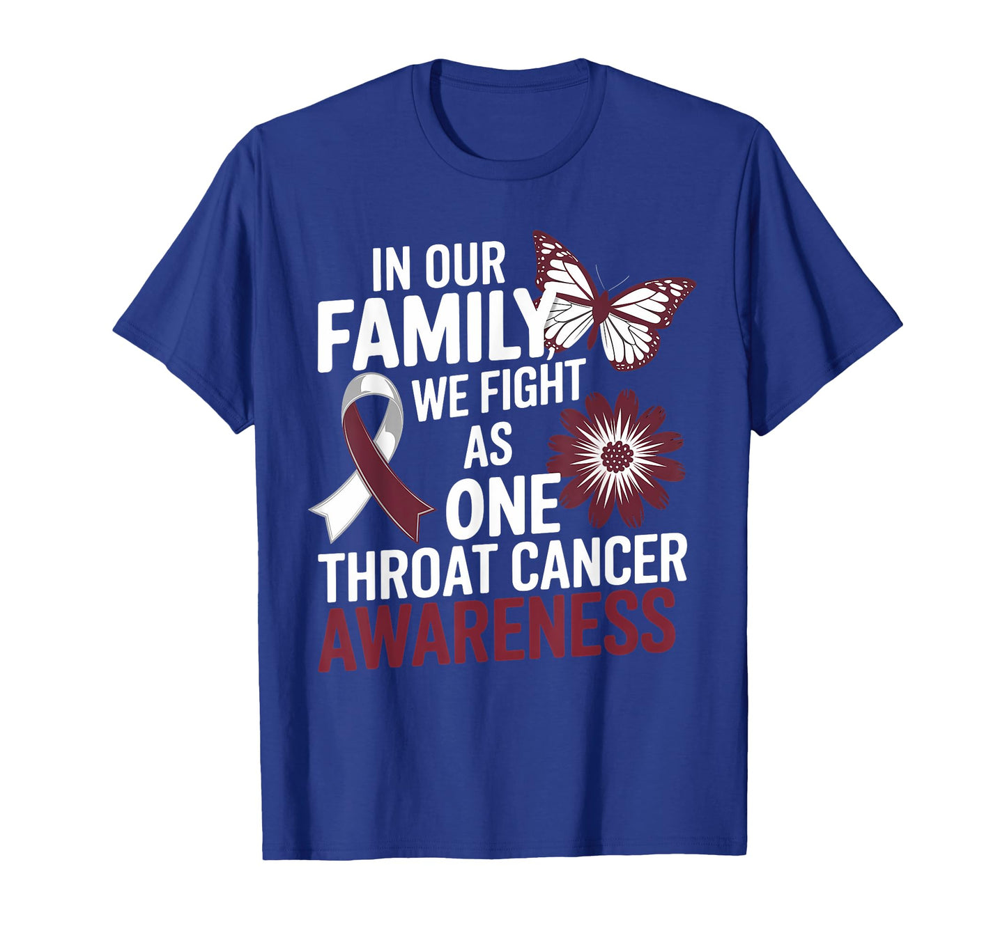 Throat Cancer Awareness Warrior Survivor T-Shirt