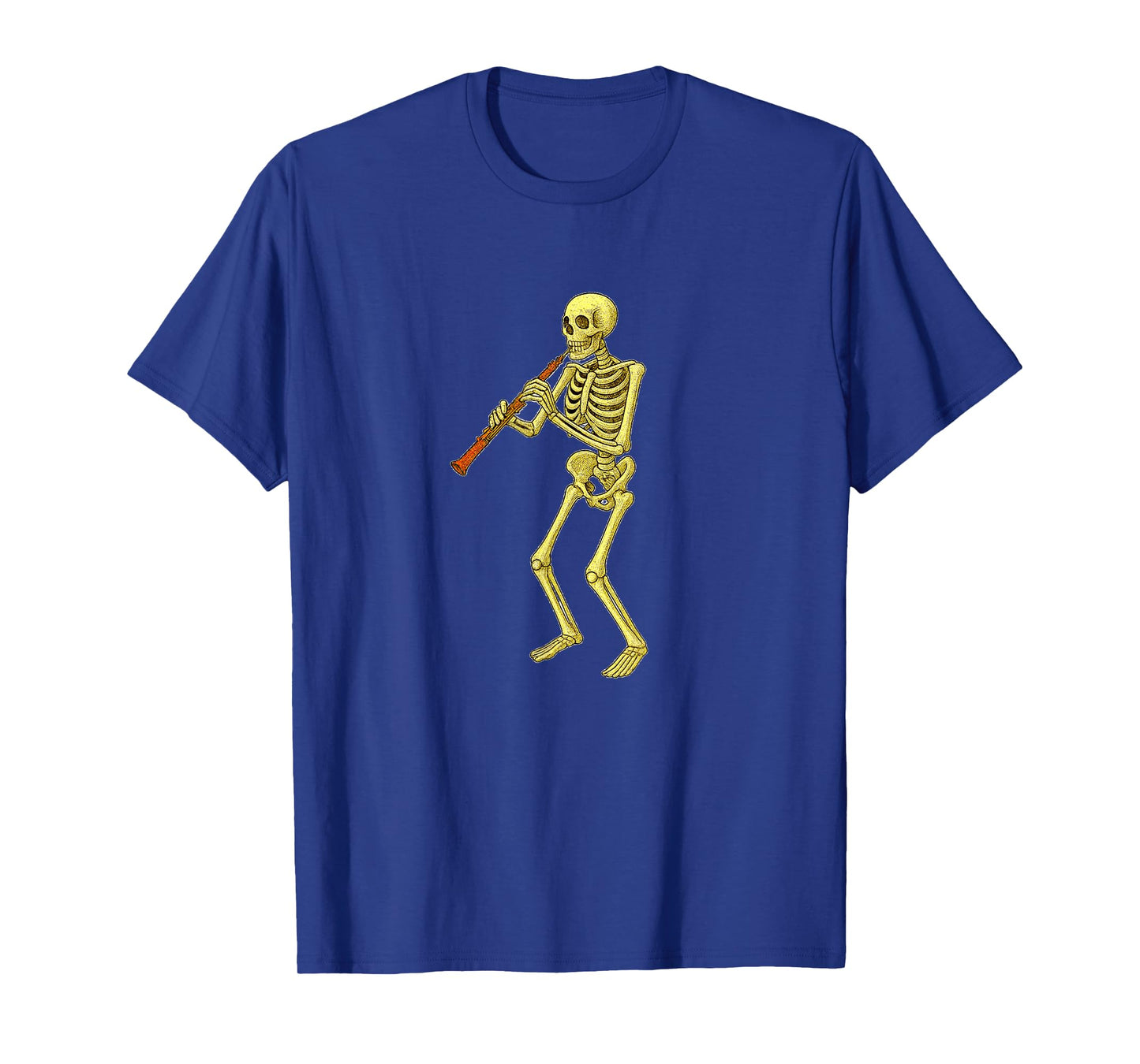 Skeleton Playing Oboe - Marching Band Orchestra T-Shirt