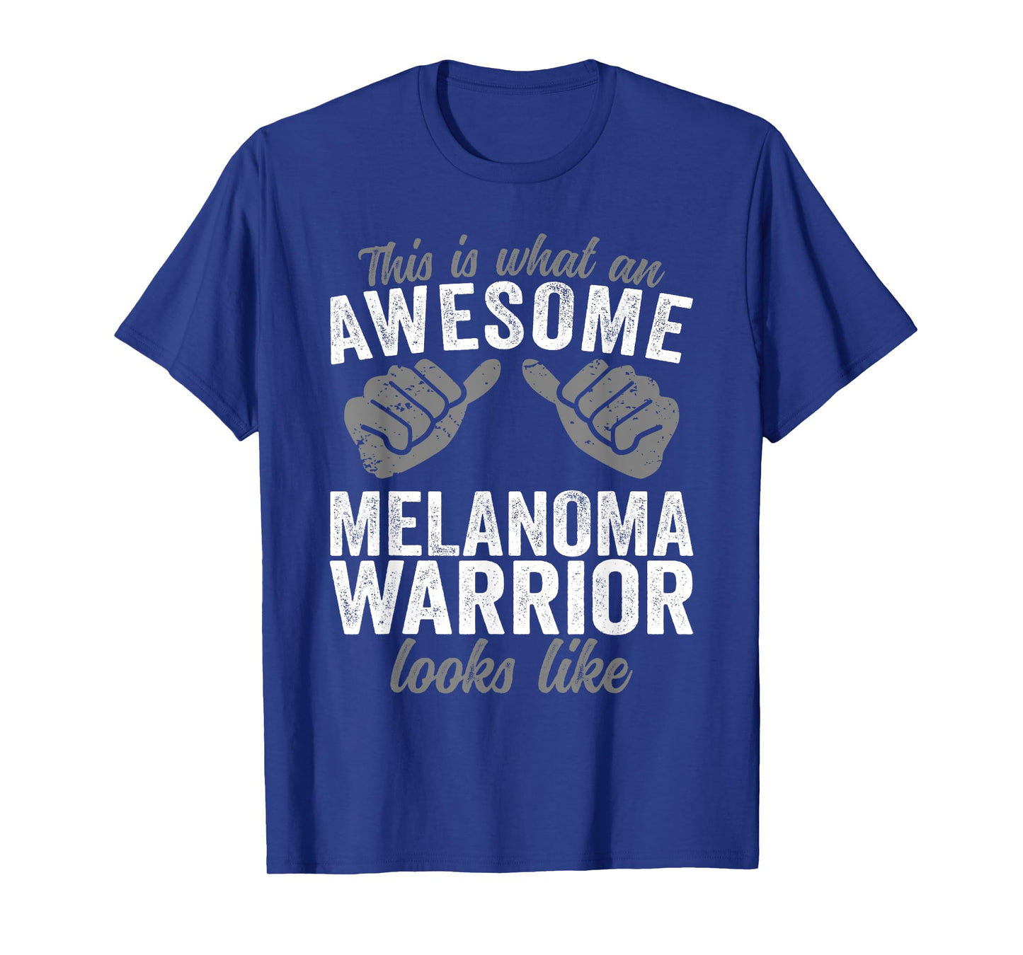 Melanoma Warrior awesome looks like Melanoma Cancer T-Shirt
