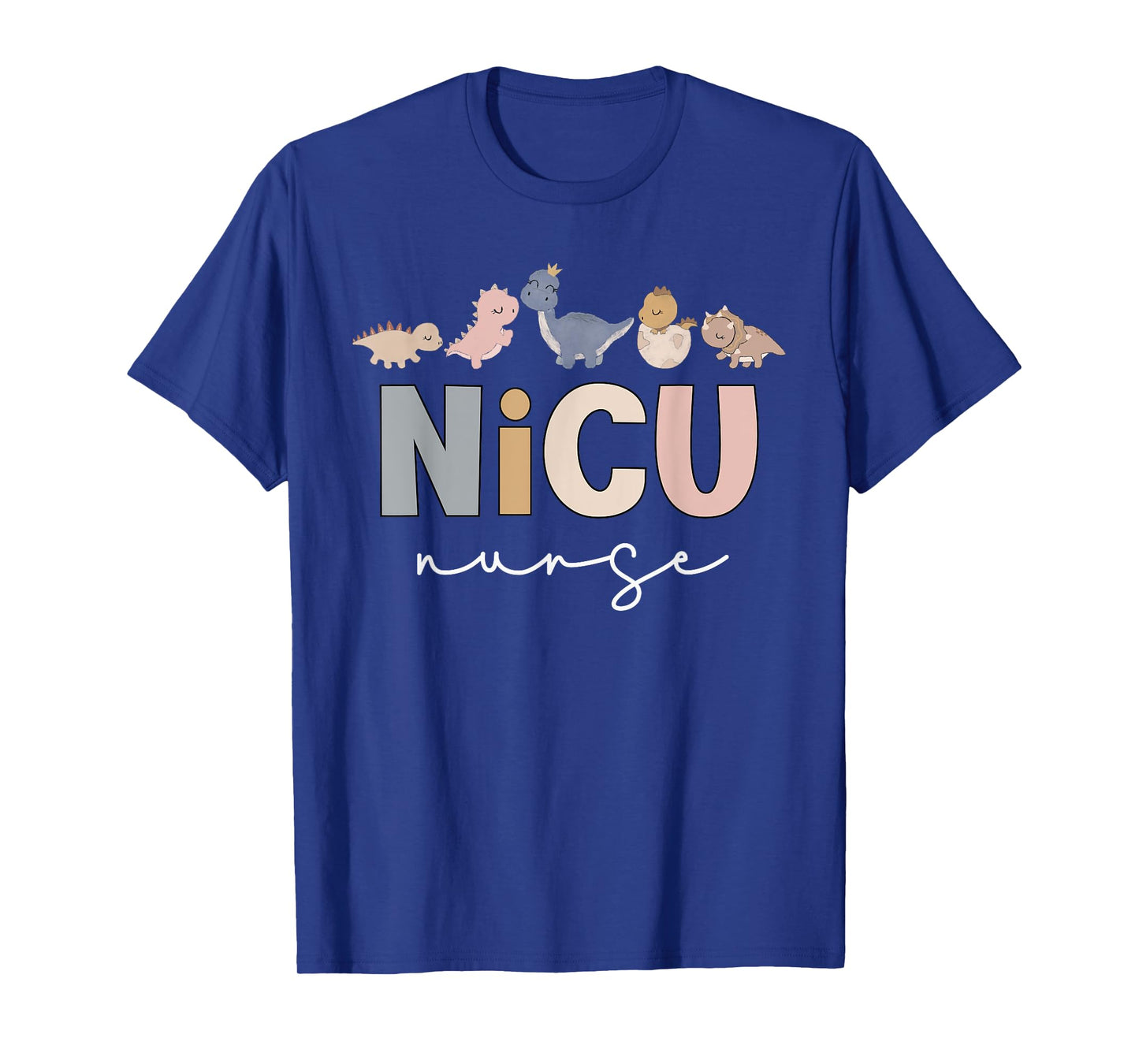 NICU Dinosaur Cute Neonatal Intensive Care Unit Funny Nurse T-Shirt