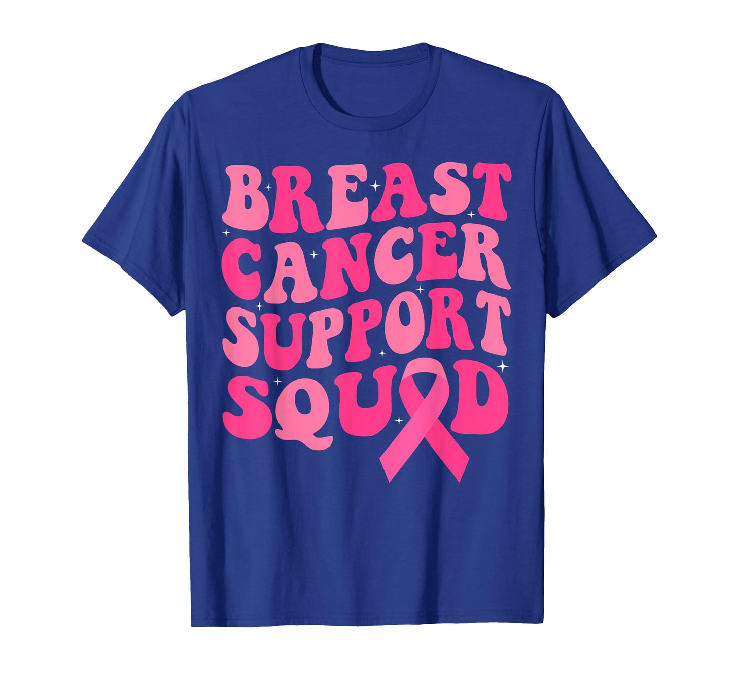 Support Squad Breast Cancer Awareness Pink Ribbon T-Shirt