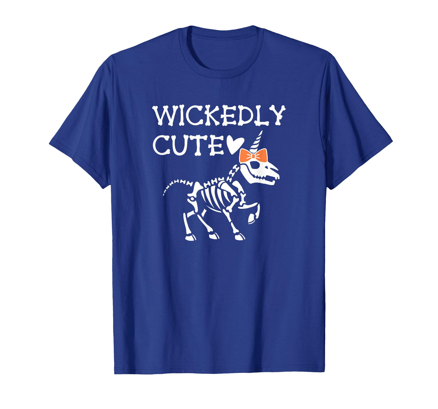 Wickedly Cute Halloween Funny Matching Unicorn Skeleton T-Shirt