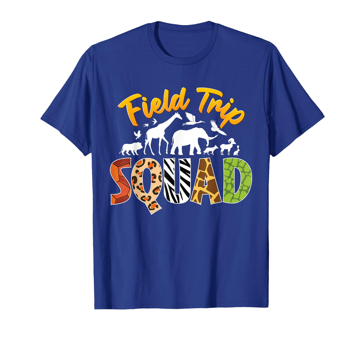 Zoo Field Trip Squad Matching Teacher Students Boys Girls T-Shirt