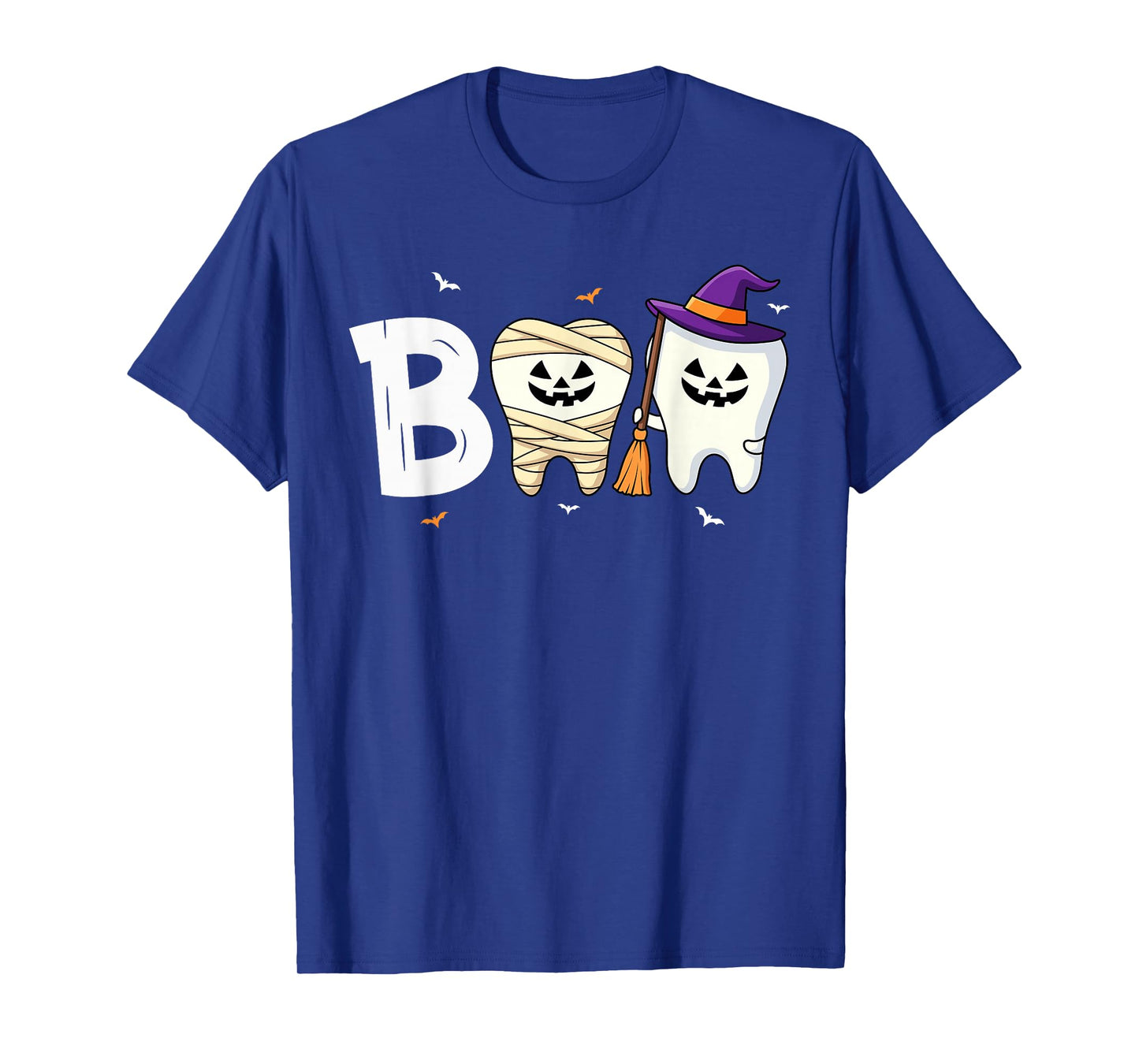 Boo Teeth Ghost Dental Assistant Funny Dentist Halloween T-Shirt