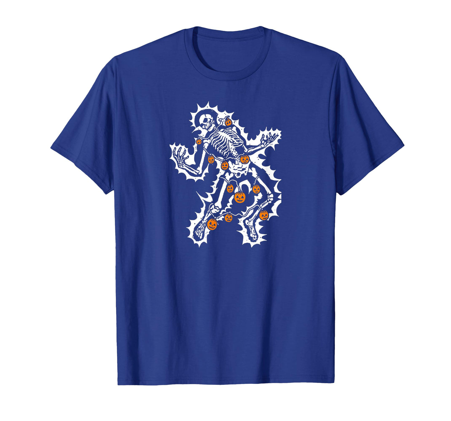 Electrocuted Skeleton Halloween Funny Costume Men Women T-Shirt