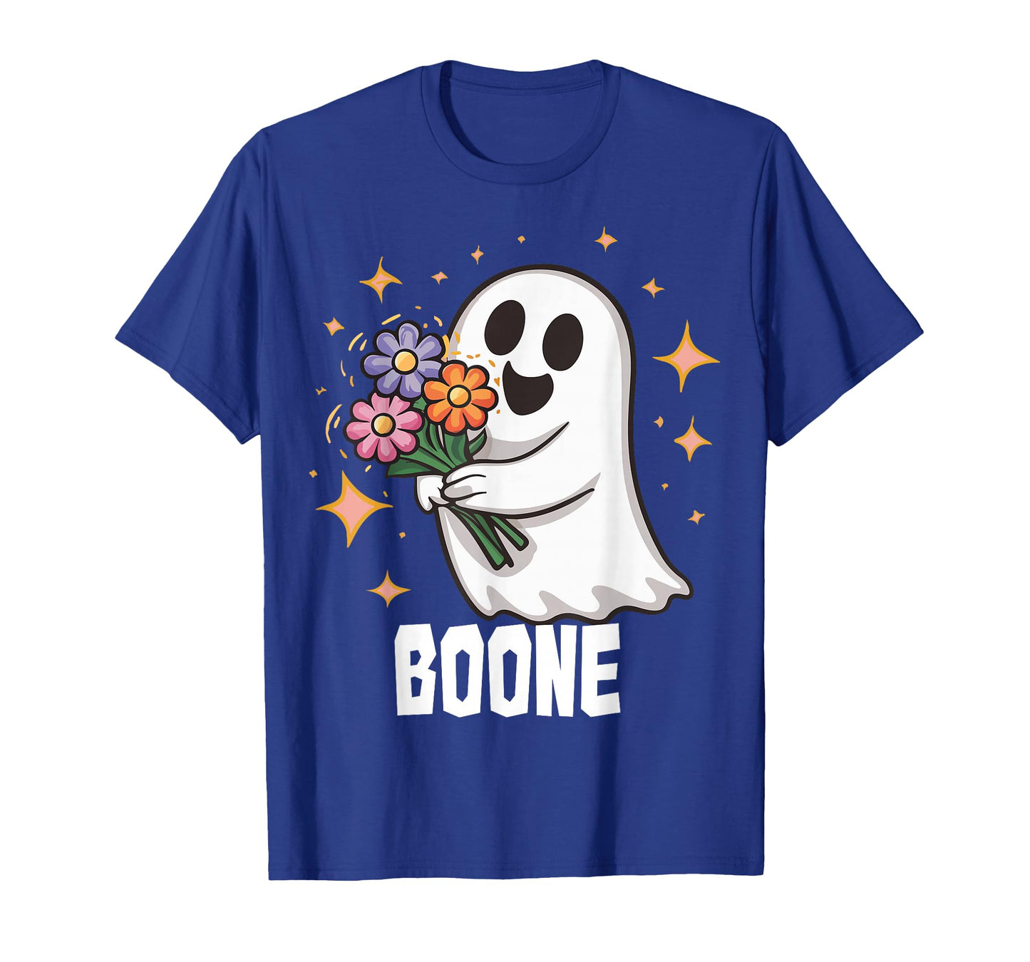 Retro Boo Boone Girls First Name Funny Halloween Ghost 2025 T-Shirt