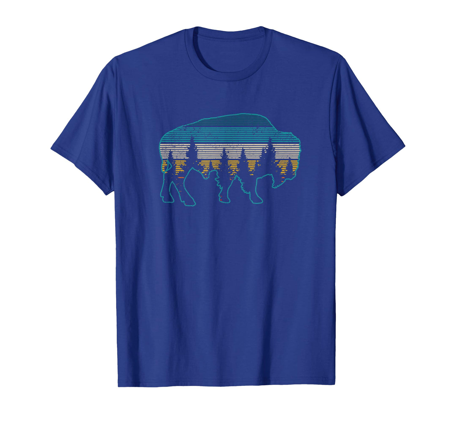 Bison American Buffalo Vintage National Park Souvenir T-Shirt