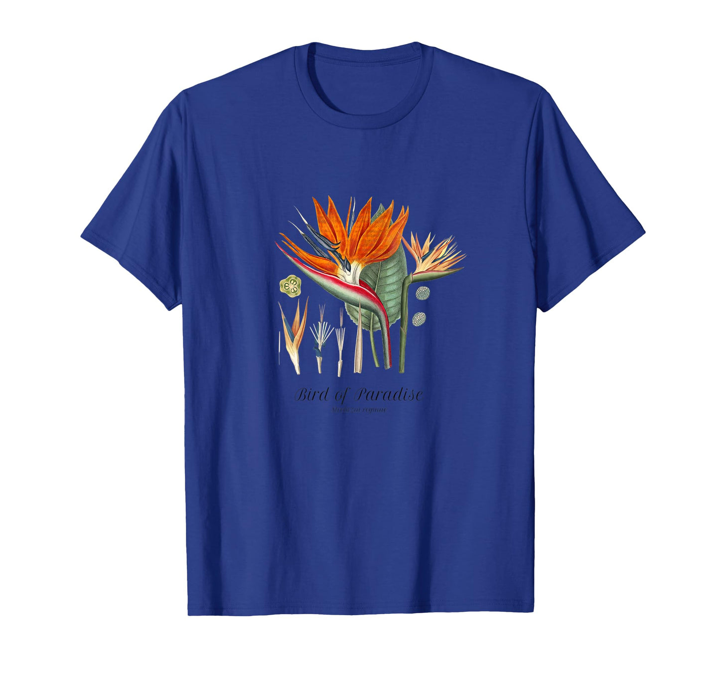 Womens Bird of Paradise Botanical, Tropical Plants T-Shirt