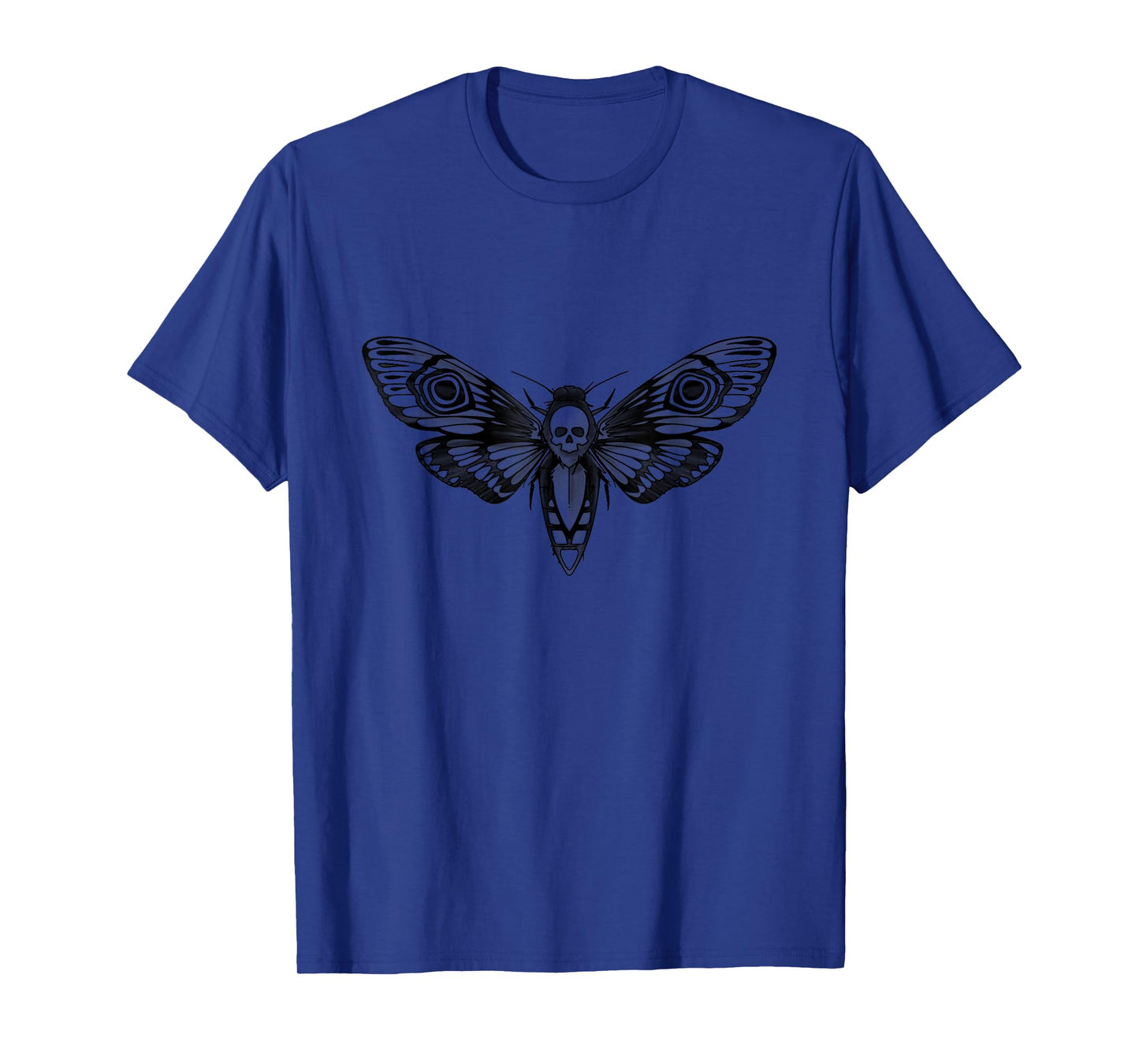 death head moth (black) T-Shirt