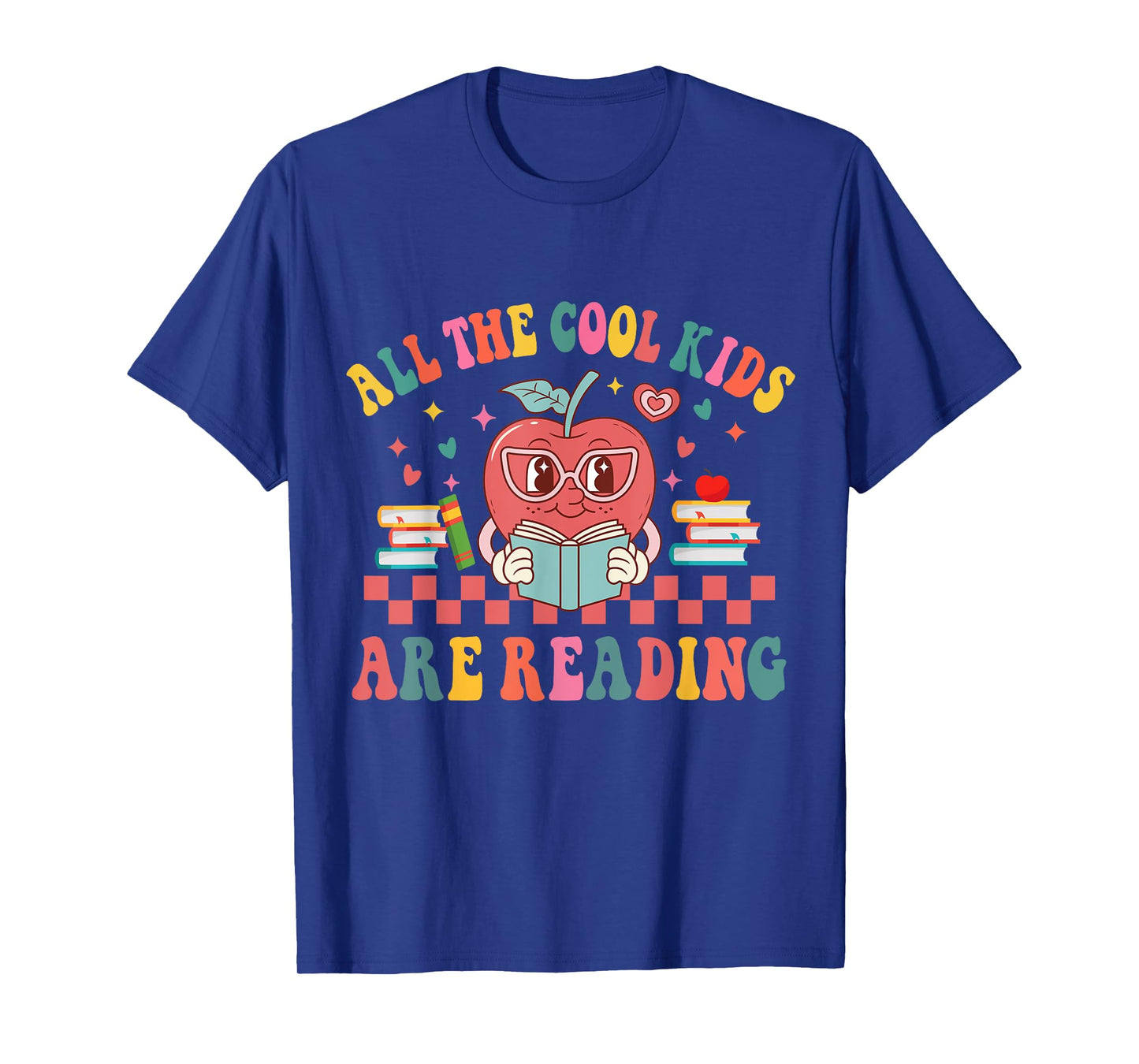 All The Cool Kids Are Reading Book Reading Teacher School T-Shirt