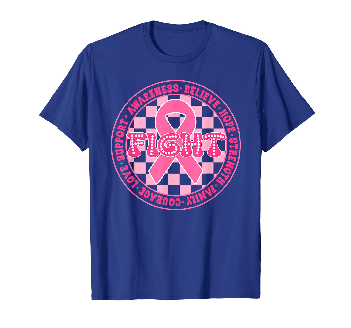 Faith Hope Love Pink Ribbon Breast Cancer Awareness Month T-Shirt