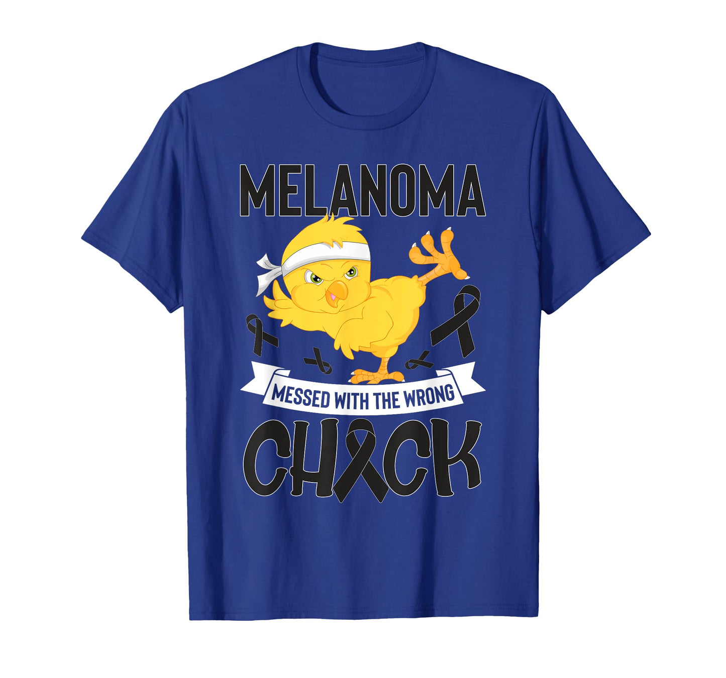 Skin Cancer Messed With The Wrong Chick Warriors Fighters T-Shirt
