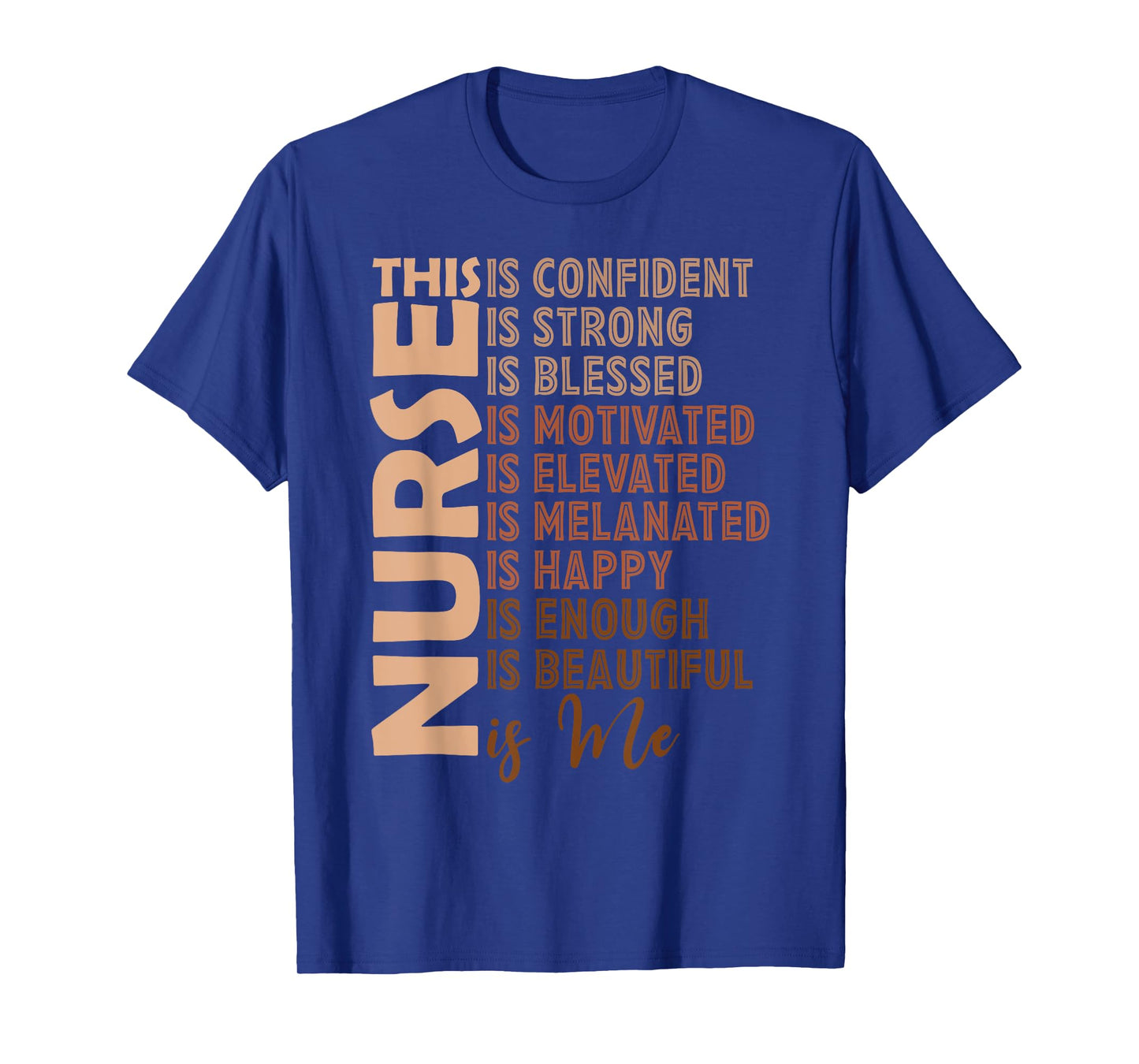 Black Nurse Black History Nurse Melanin Afro Woman Nursing T-Shirt
