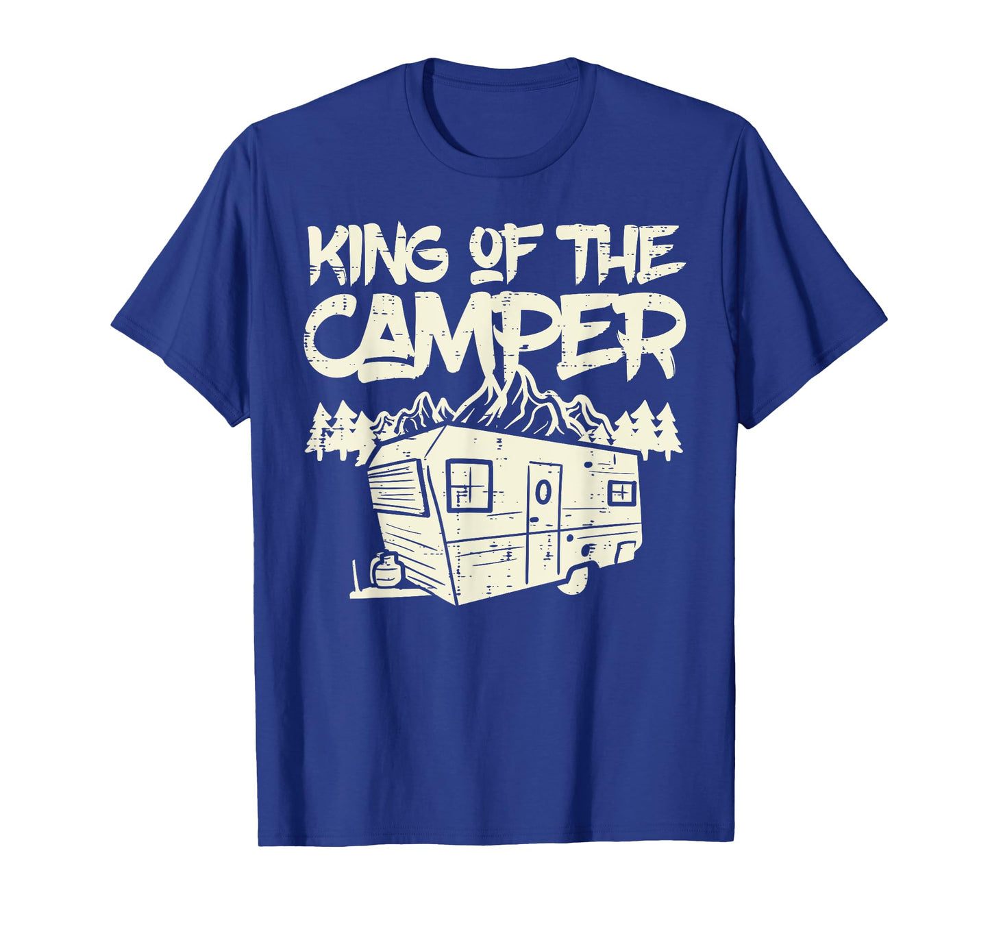 King Of The Camper Camping Family Matching Men Dad Grandpa T-Shirt