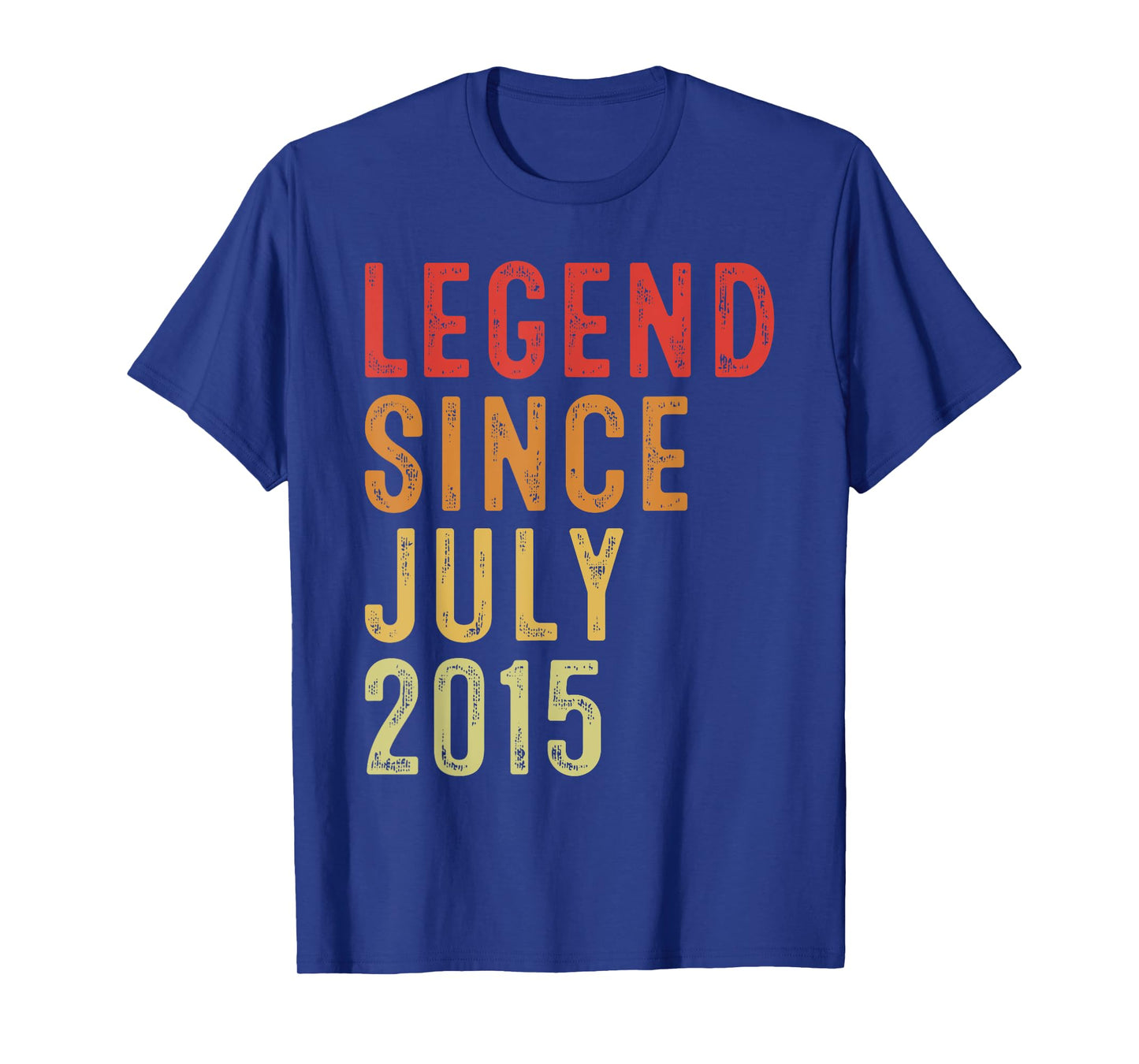 Legend Since July 2015 Vintage 2015 Birth Of Birthday Gifts T-Shirt